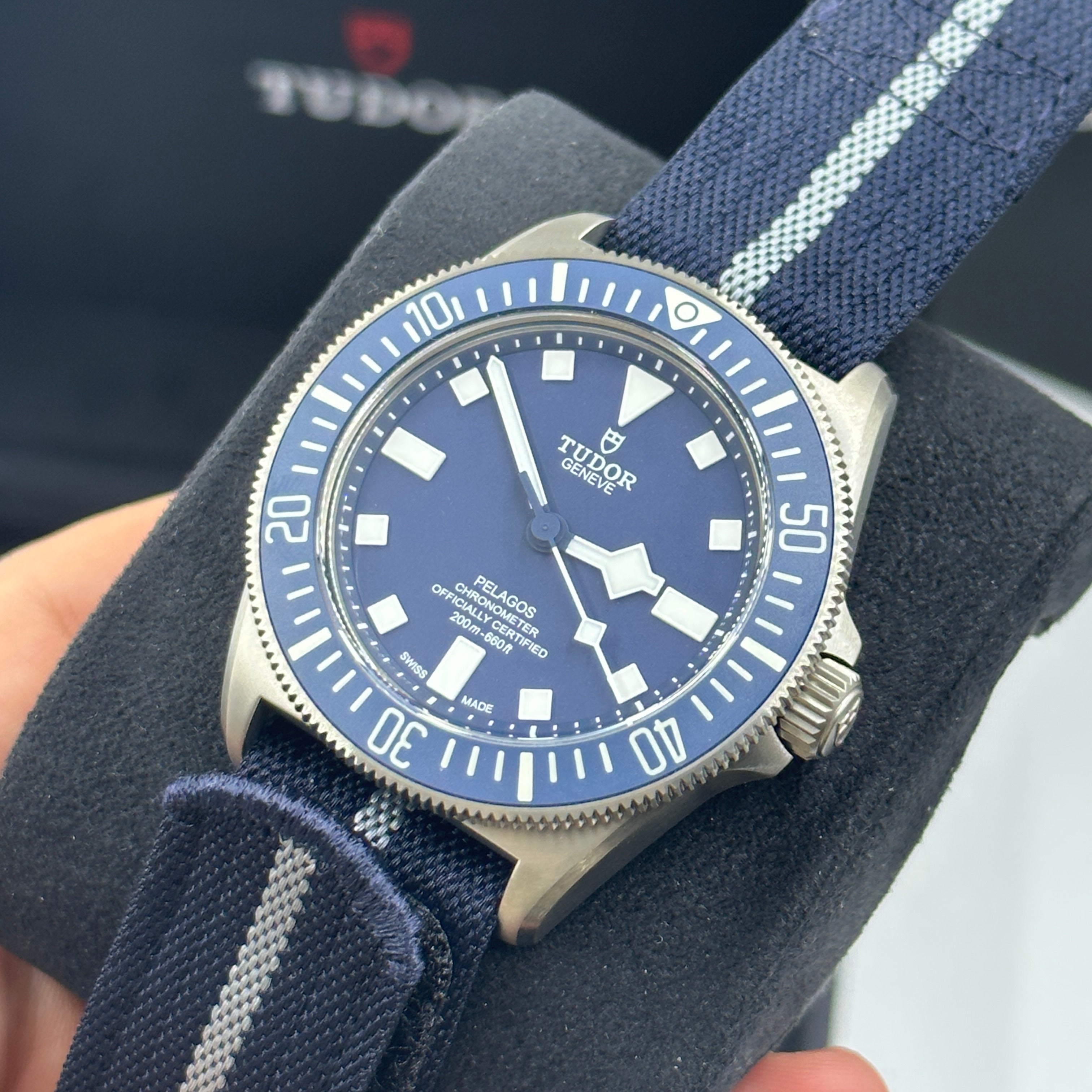 Tudor Pelagos FXD 42mm 25707B/24 Blue Fabric 2024