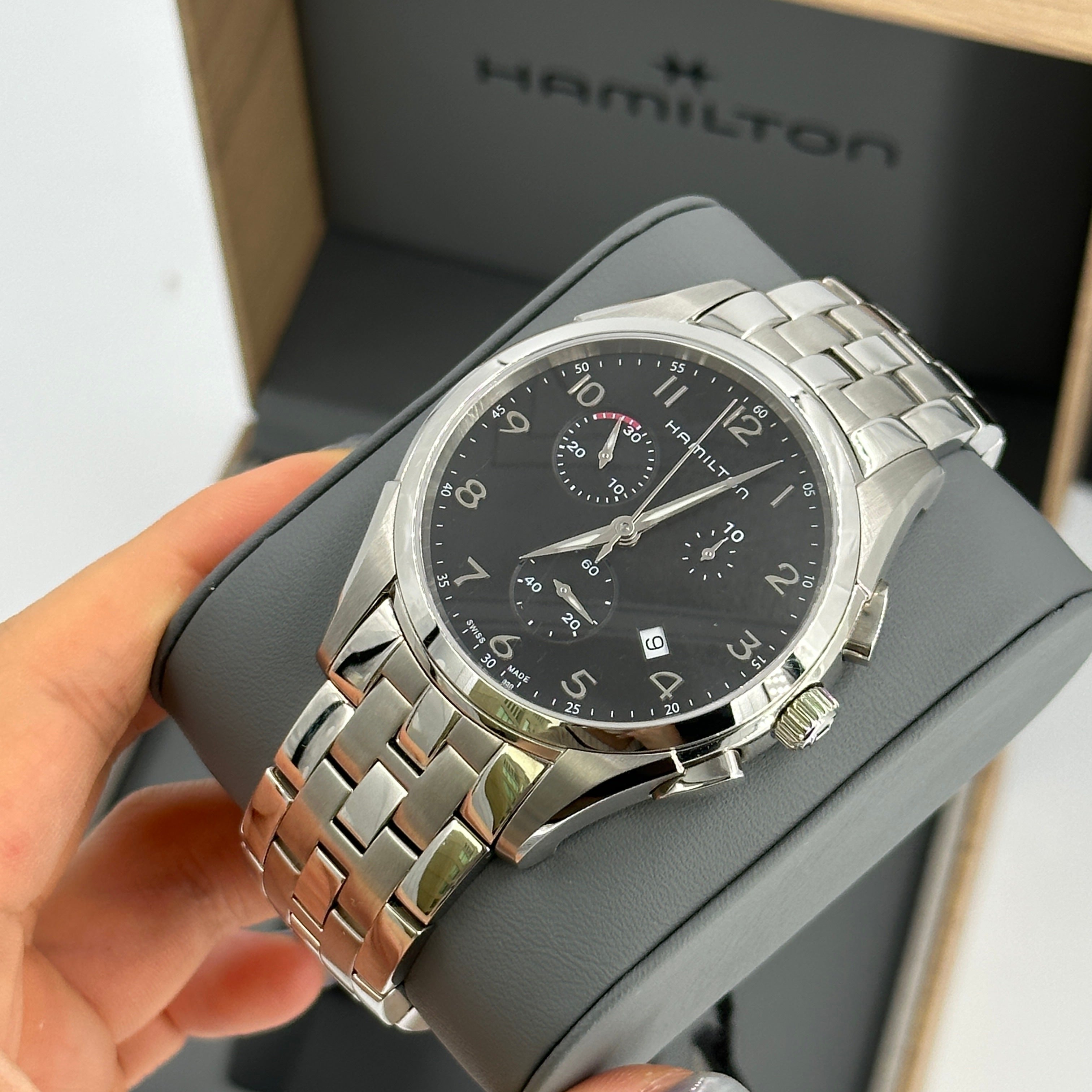 Hamilton Jazzmaster Thinline Chrono Quartz 43mm H38612133 2024