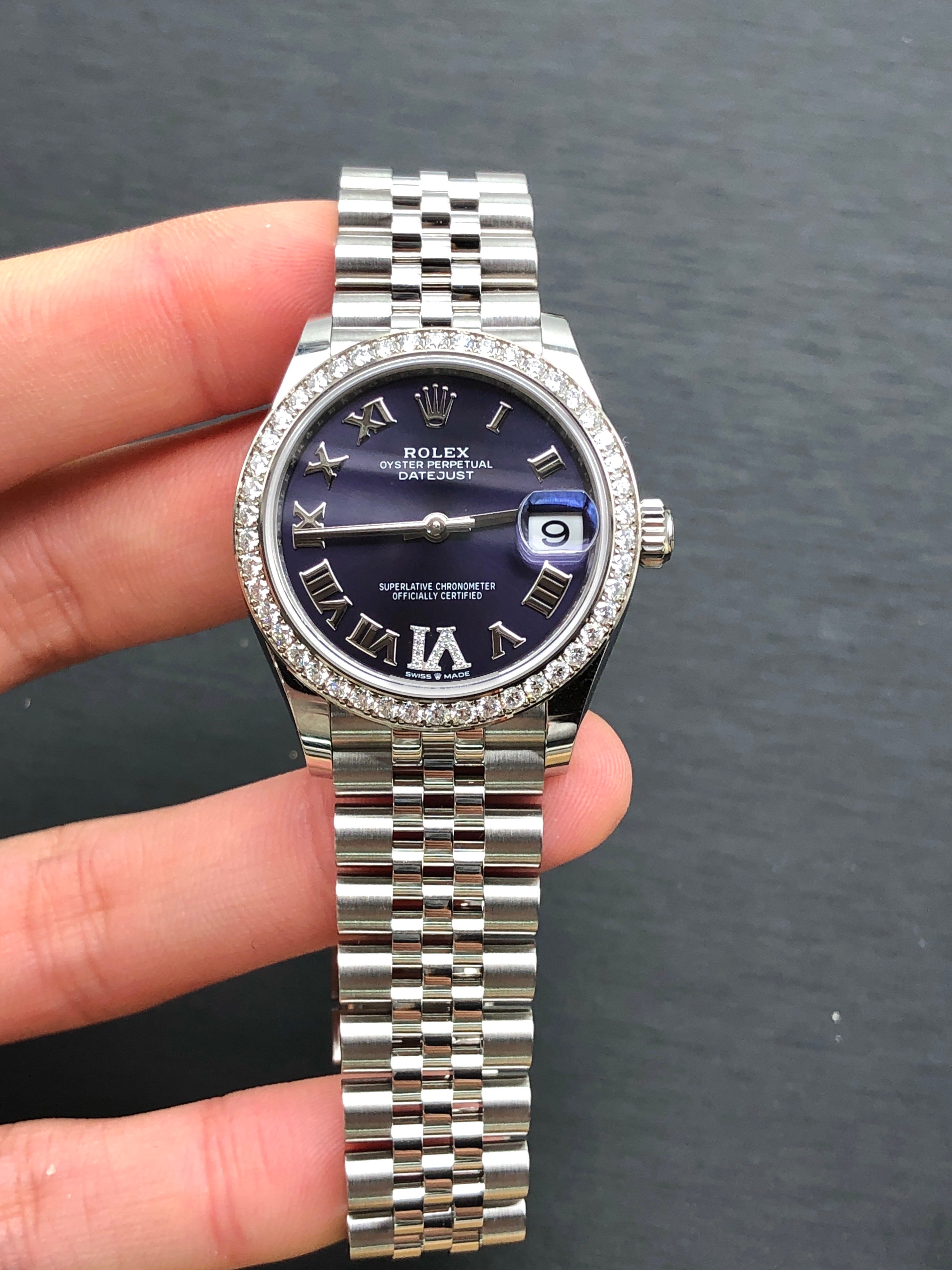 Rolex Datejust 31 278384RBR Purple Roman VI Jubilee 2026