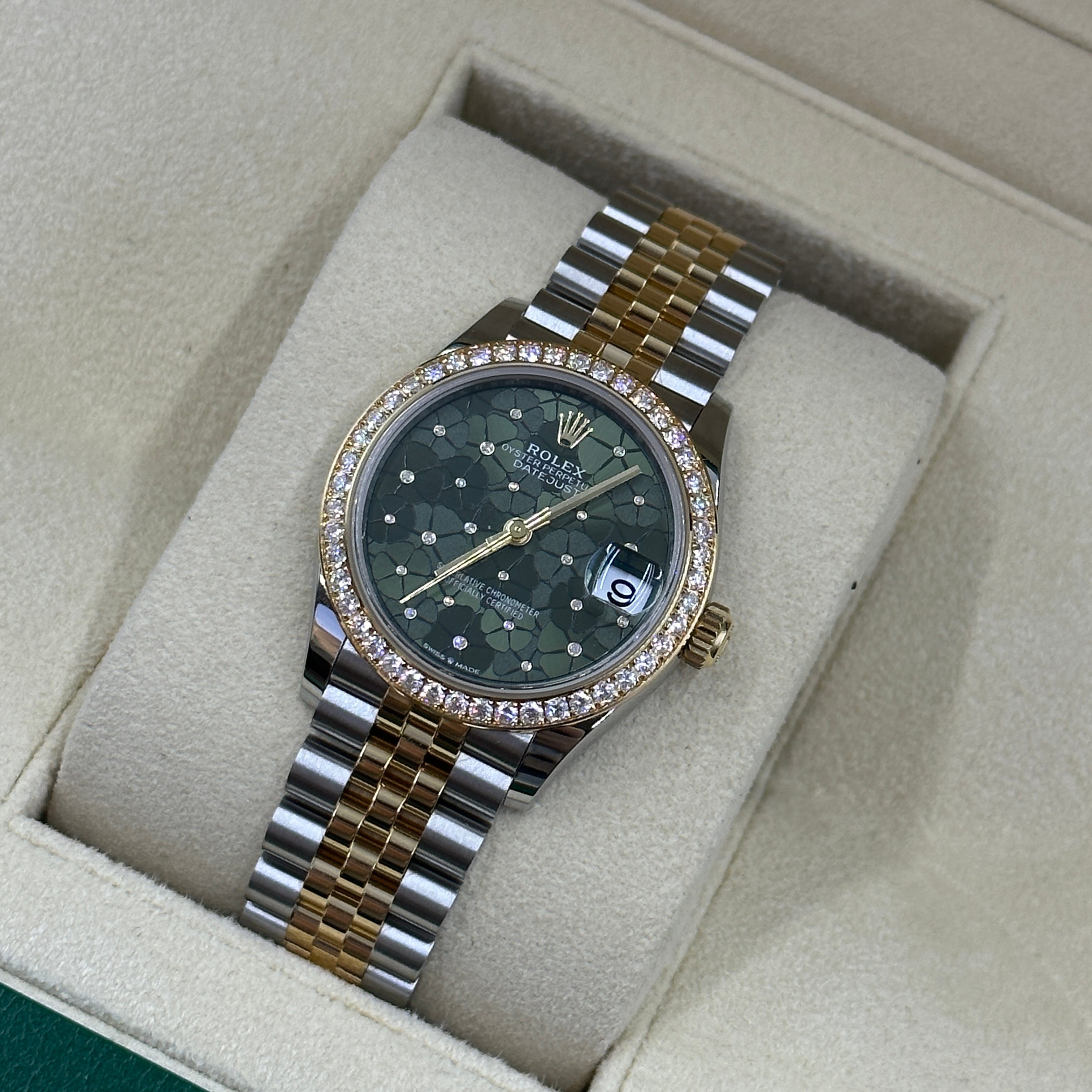 Rolex Datejust 31 278383RBR Green Flower Jubilee 2023