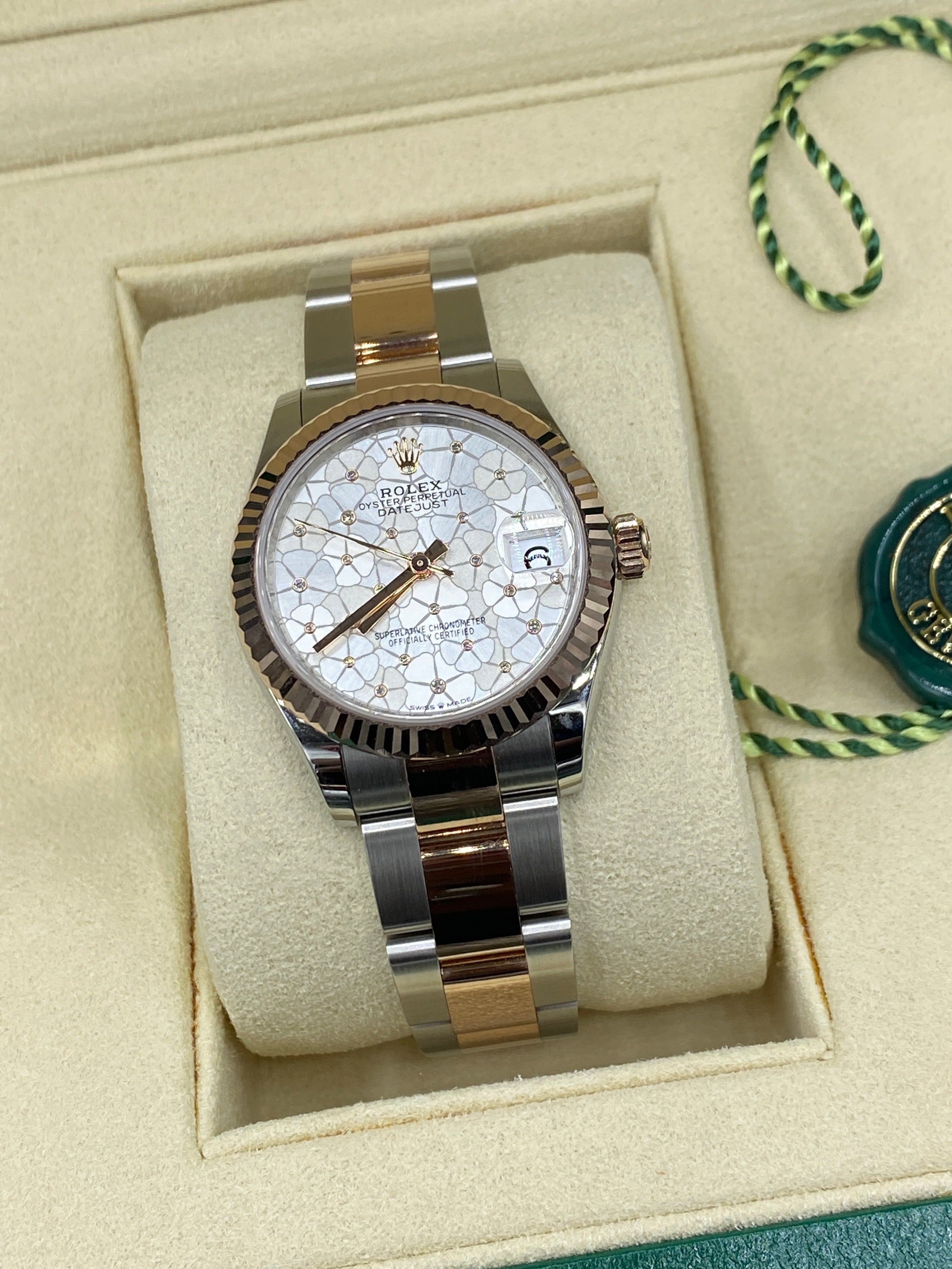 Rolex Datejust 31 278271 Silver Floral Oyster 2024