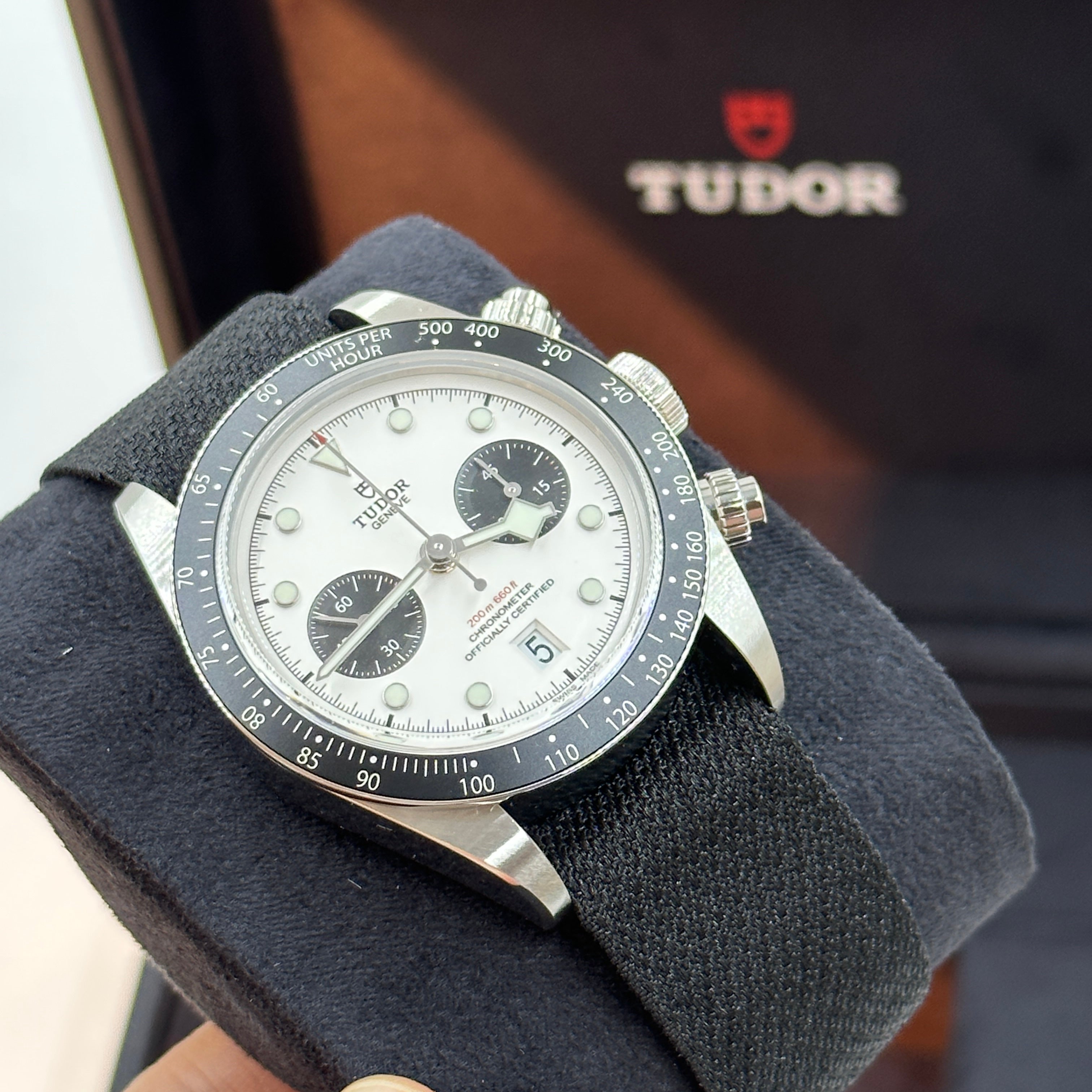 Tudor Black Bay Chrono 41mm 79360N-0008 White Woven 2024
