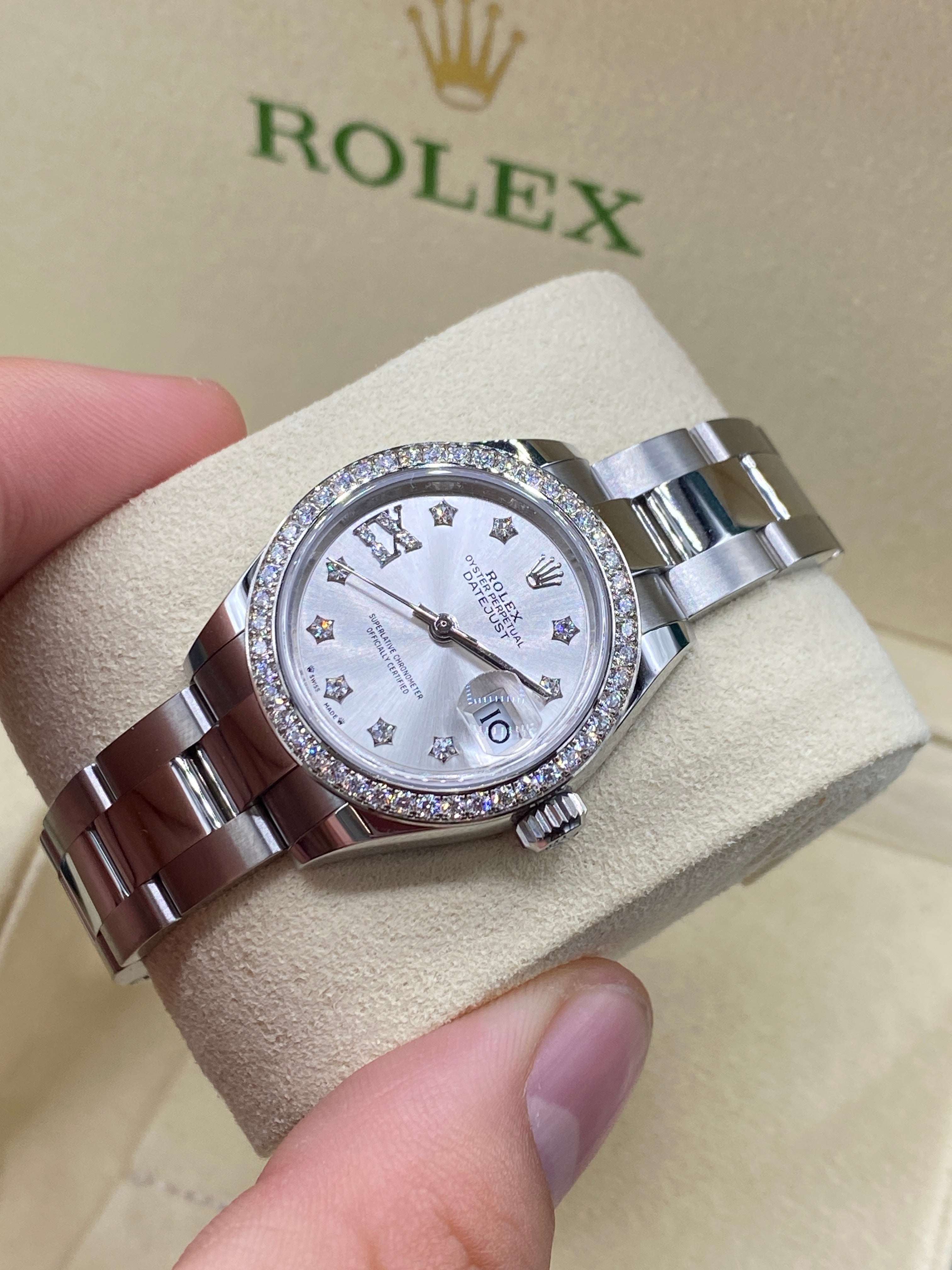 Rolex Lady-Datejust 279384G Silver Star Oyster 2024