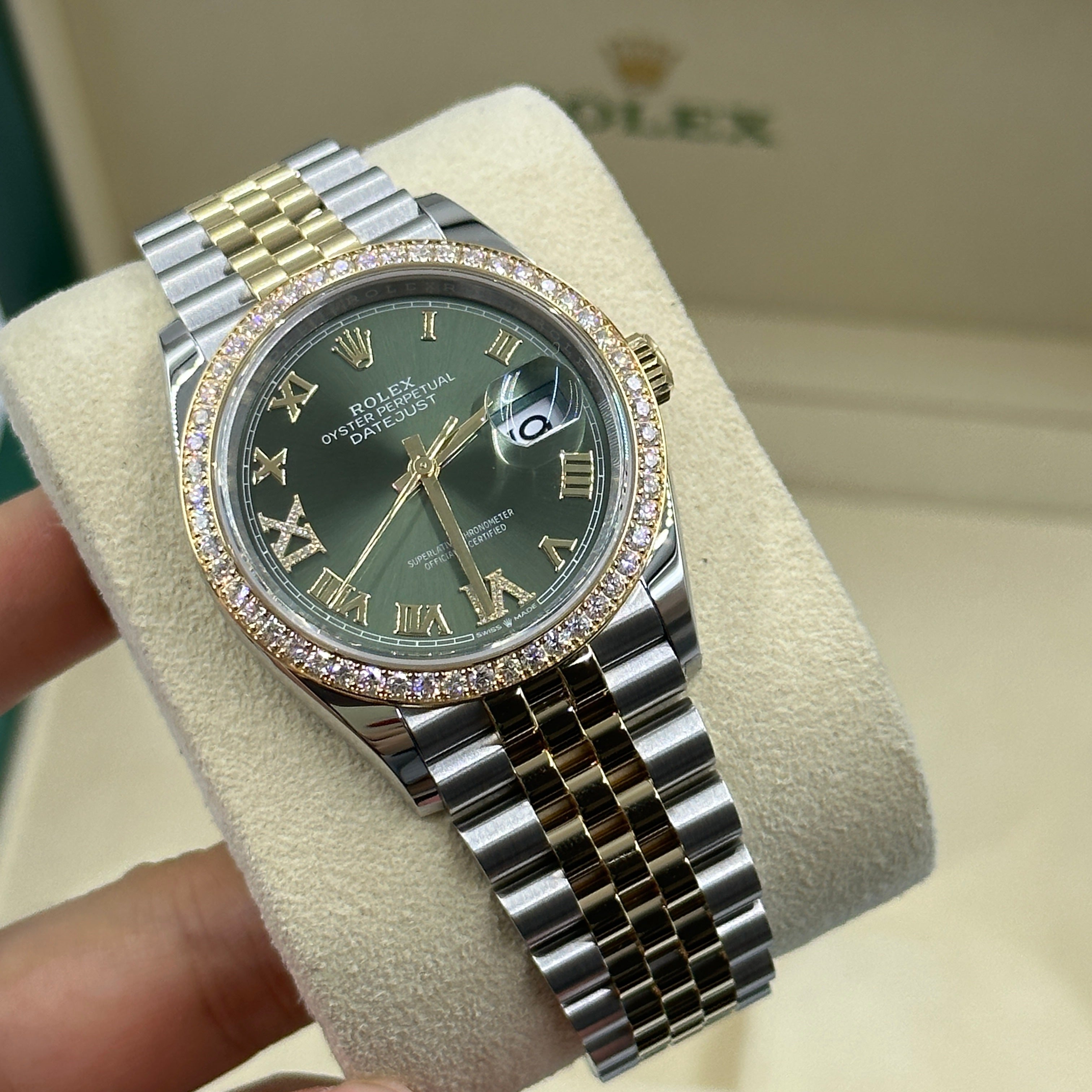 Rolex Datejust 36 126283RBR Green VIIX Jubilee 2024