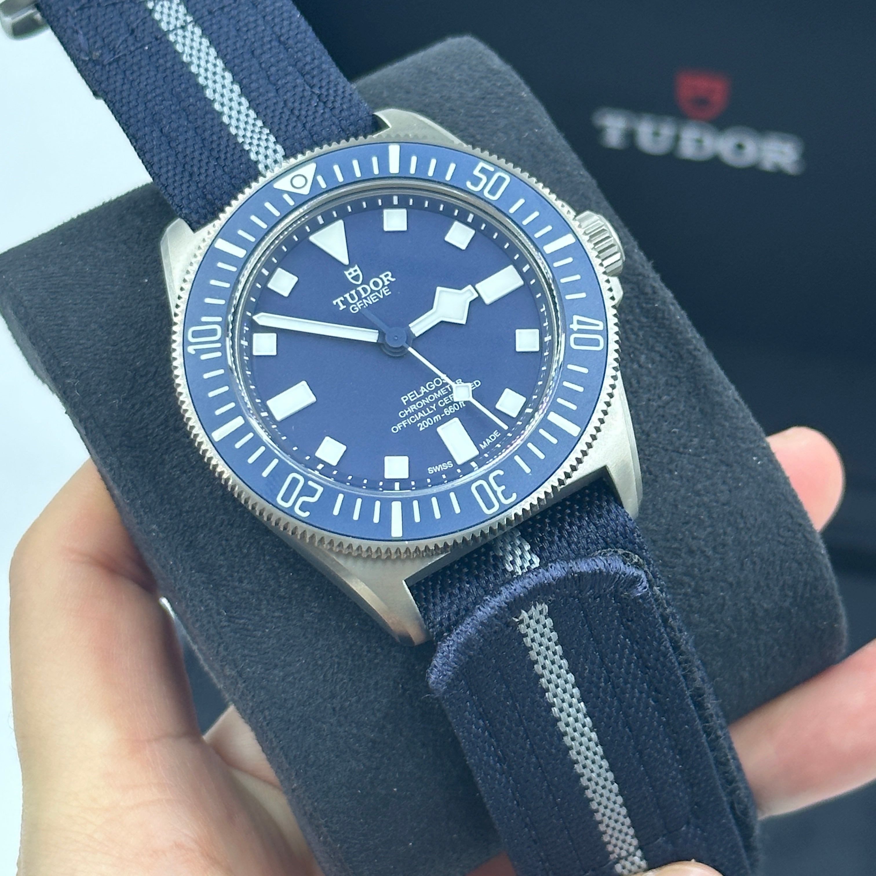 Tudor Pelagos FXD 42mm 25707B/24 Blue Fabric 2024