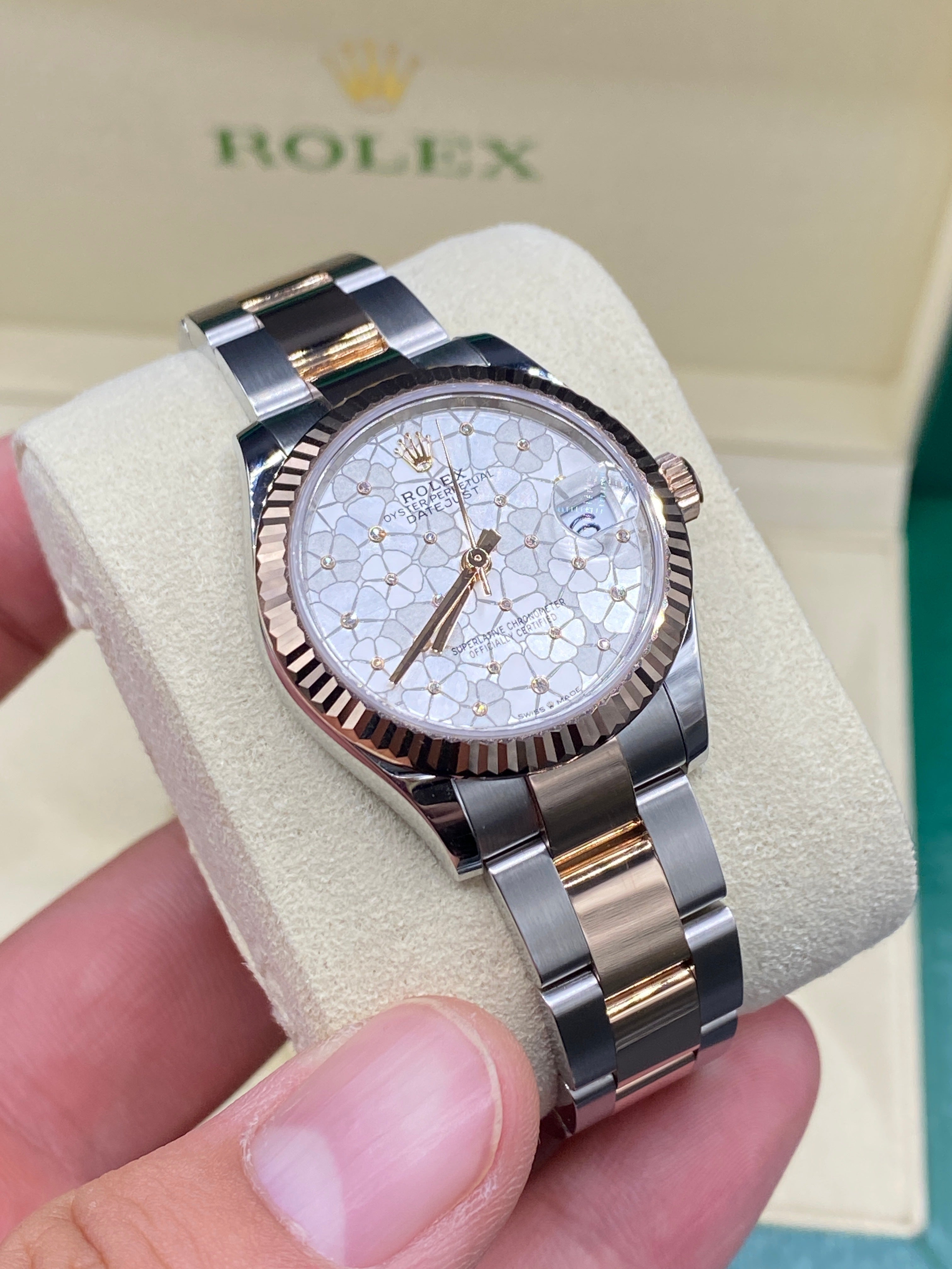 Rolex Datejust 31 278271 Silver Floral Oyster 2024