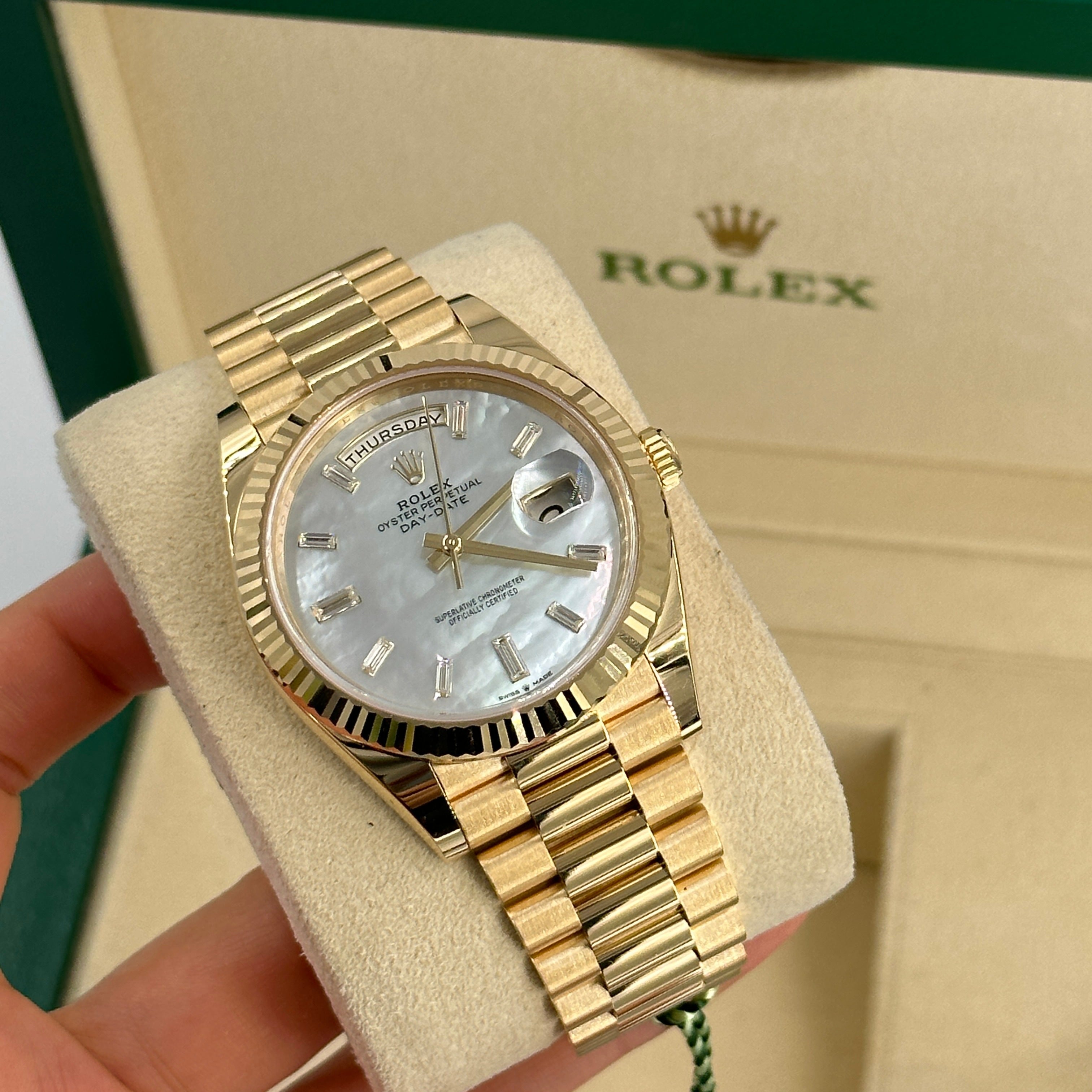 Rolex Day-Date 40 40mm 228238 Silver Index 2023