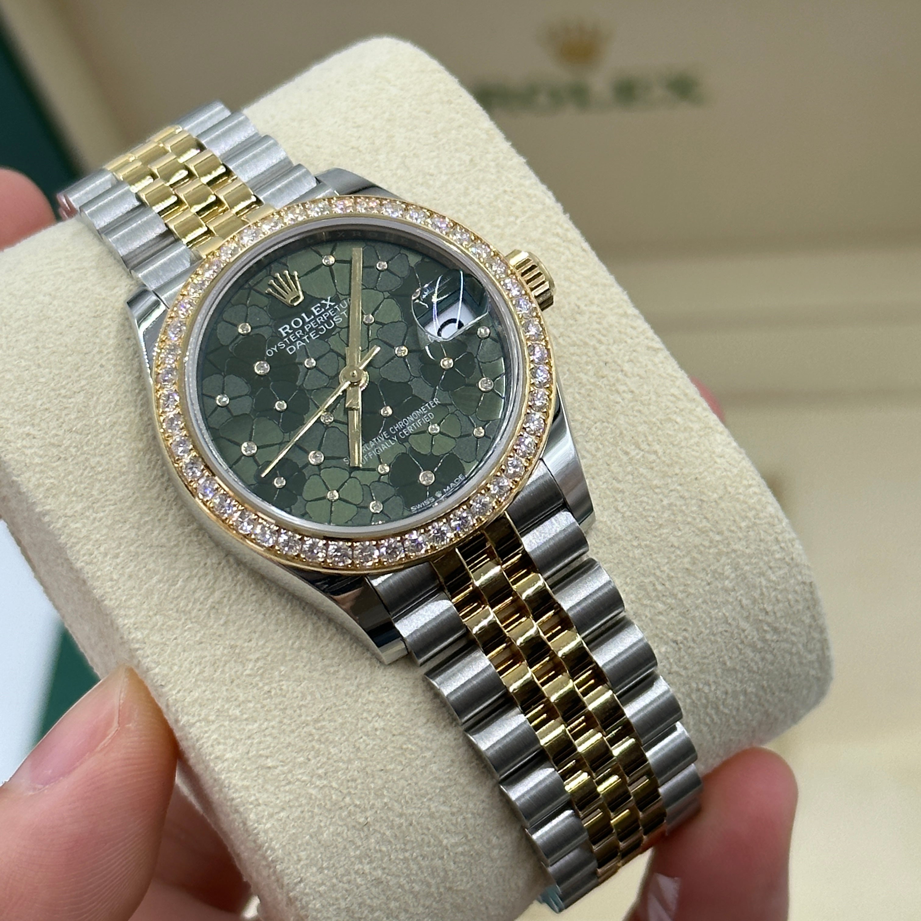 Rolex Datejust 31 278383RBR Green Flower Jubilee 2023