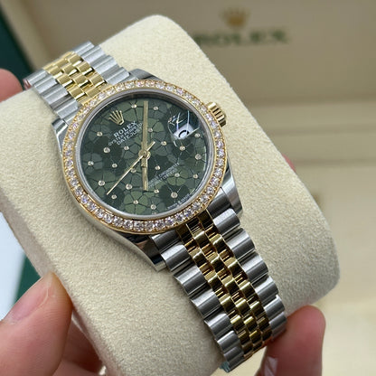 Rolex Datejust 31 278383RBR Green Flower Jubilee 2023