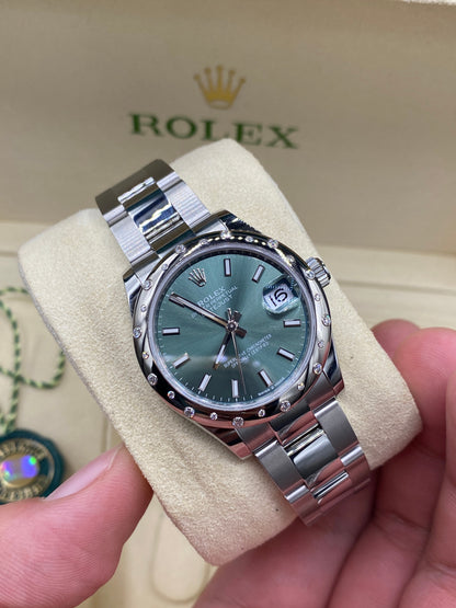 Rolex Datejust 31 278344RBR Green Index Oyster 2024
