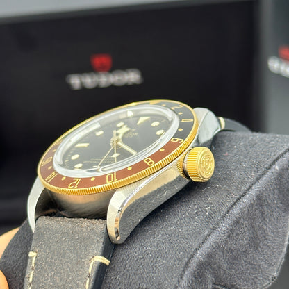 Tudor Black Bay GMT 41mm 79833Mn-0003 Leather Strap 2024