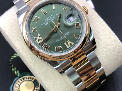 Rolex Datejust 36 126203 Green VIIX Oyster 2025