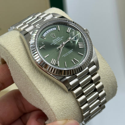 Rolex Day-Date 40 40mm 228239 Green Roman 2024