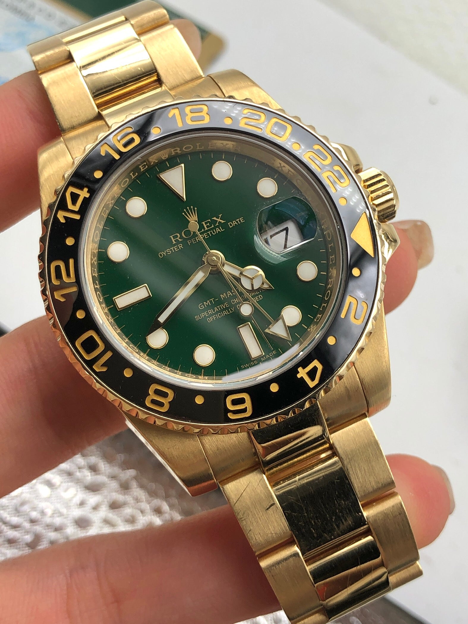 Rolex GMT-Master II 116718LN Green 2014