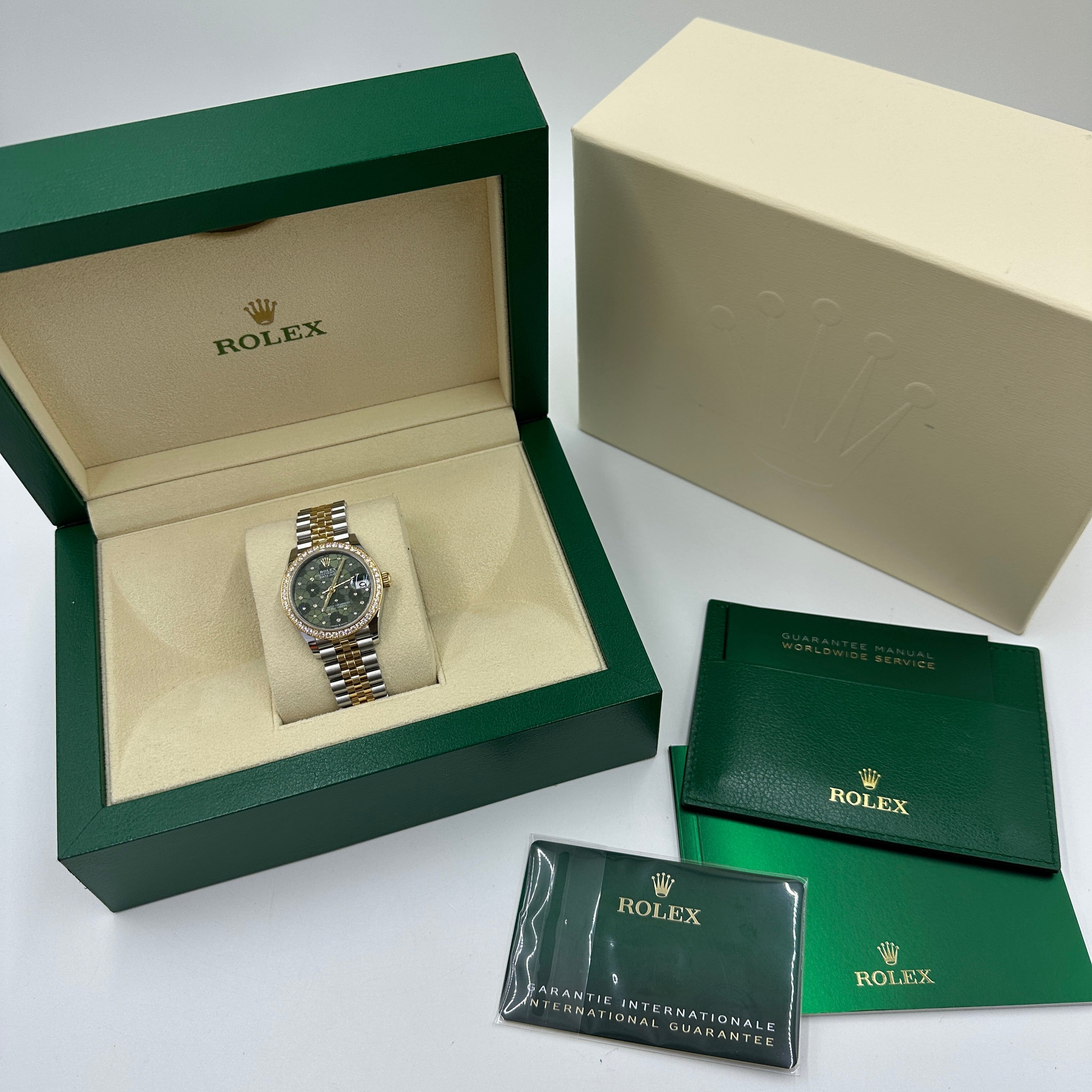 Rolex Datejust 31 278383RBR Green Flower Jubilee 2023