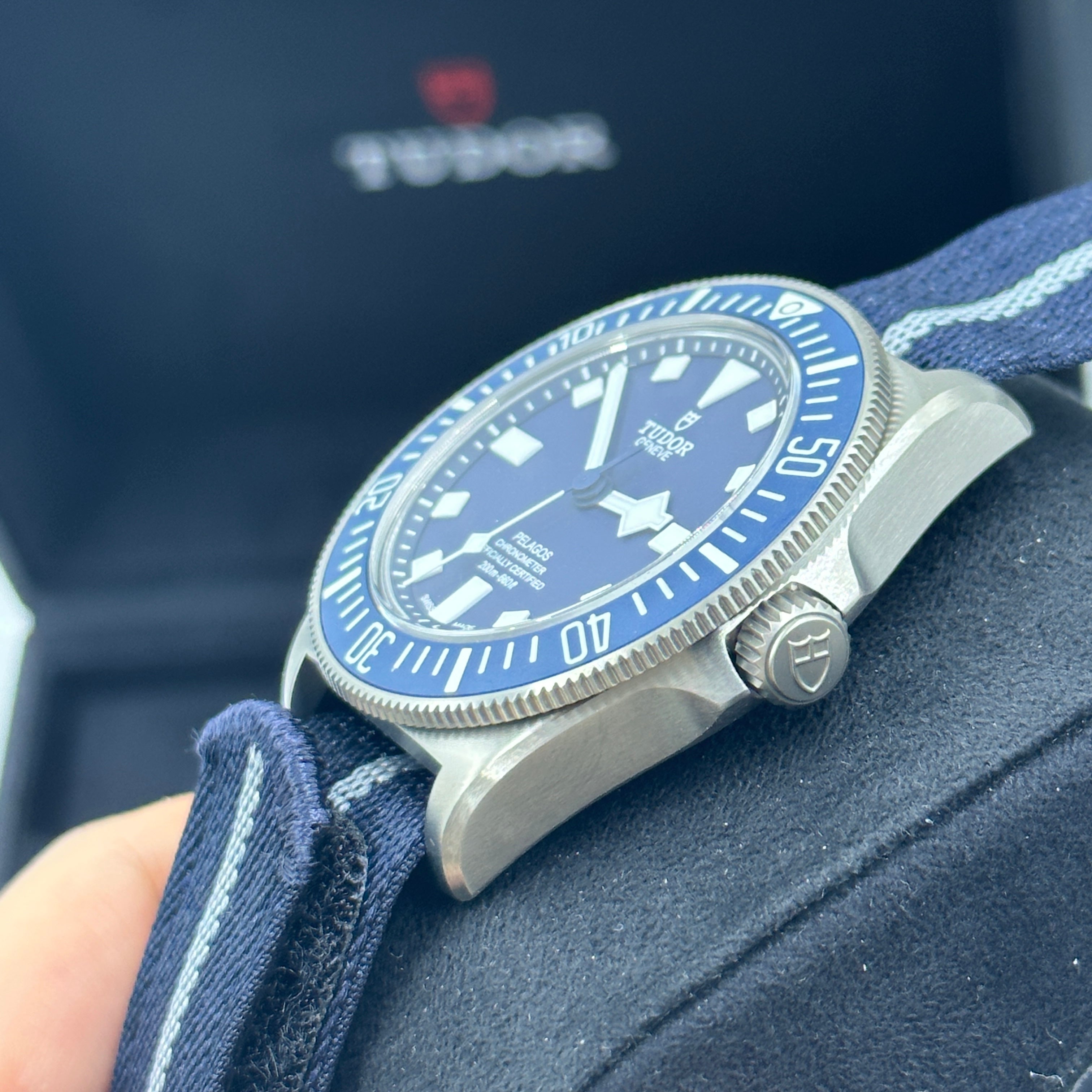 Tudor Pelagos FXD 42mm 25707B/24 Blue Fabric 2024