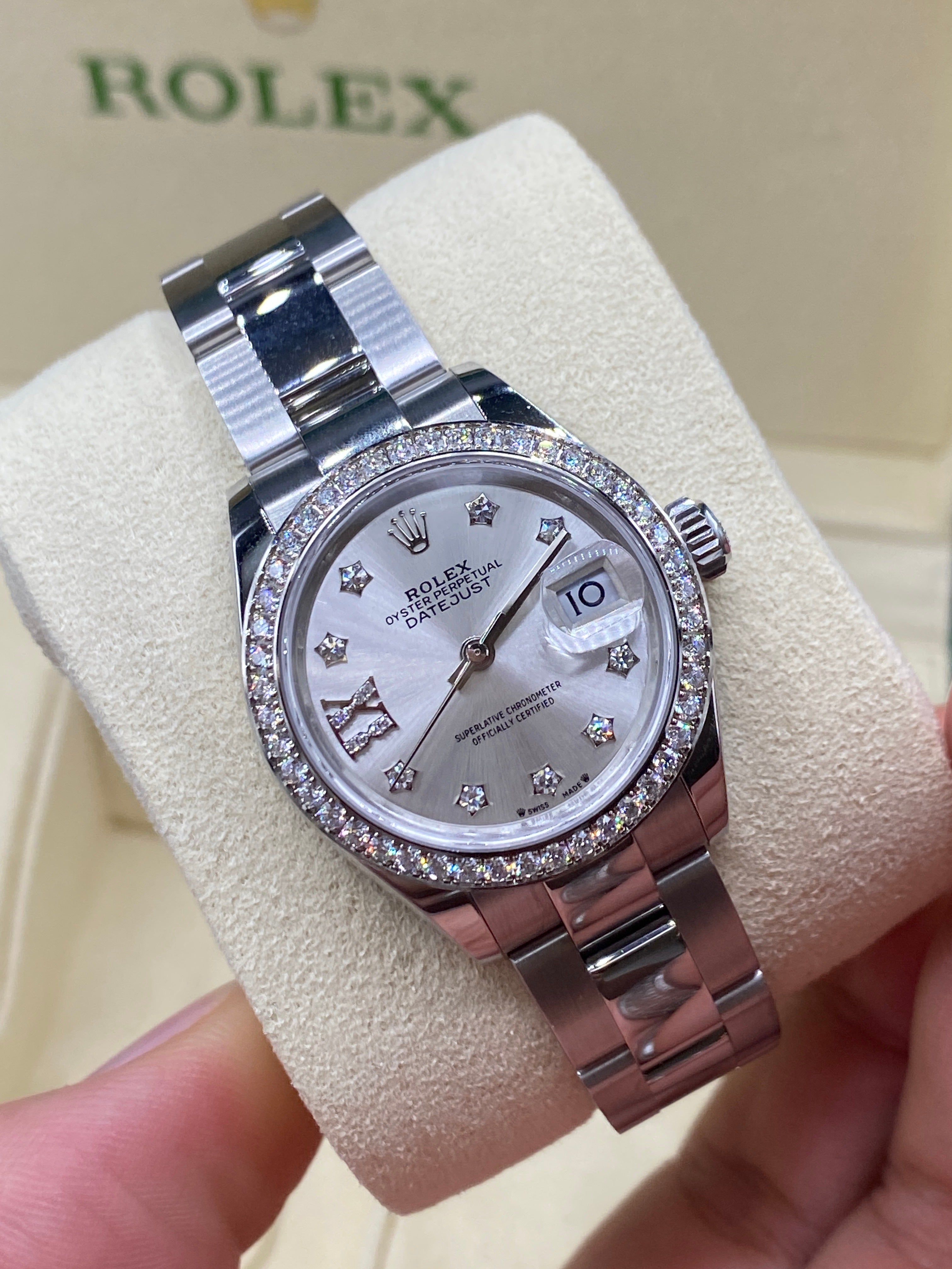 Rolex Lady-Datejust 279384G Silver Star Oyster 2024