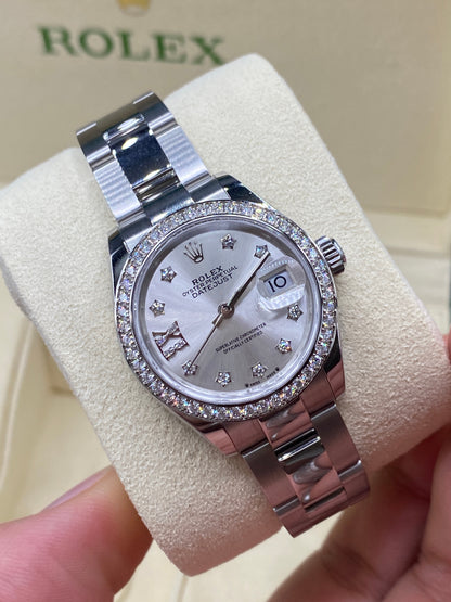 Rolex Lady-Datejust 279384G Silver Star Oyster 2024