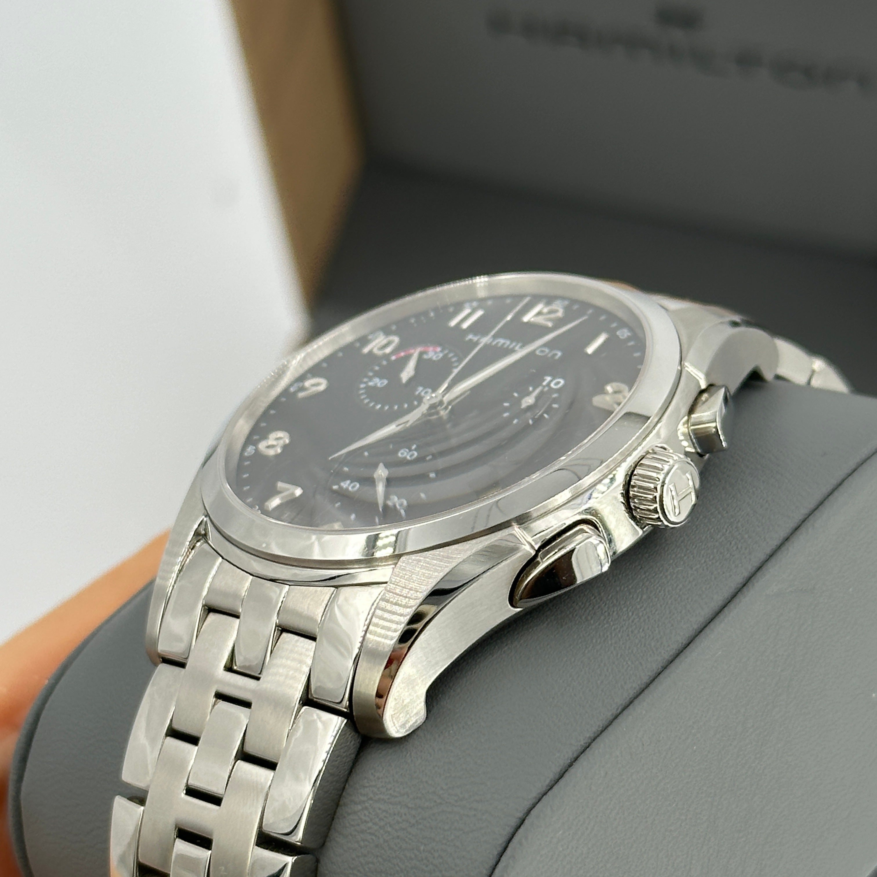 Hamilton Jazzmaster Thinline Chrono Quartz 43mm H38612133 2024
