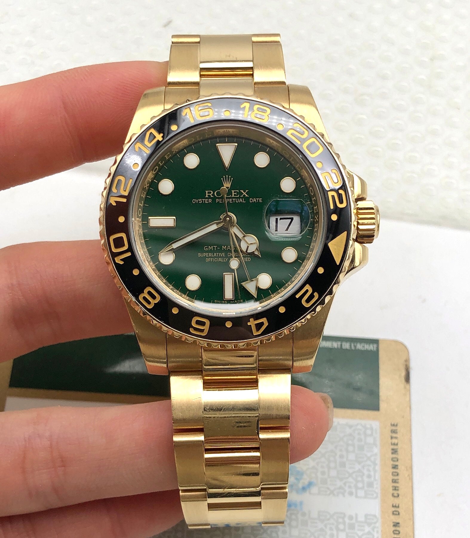 Rolex GMT-Master II 116718LN Green 2014