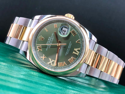Rolex Datejust 36 126203 Green VIIX Oyster 2025