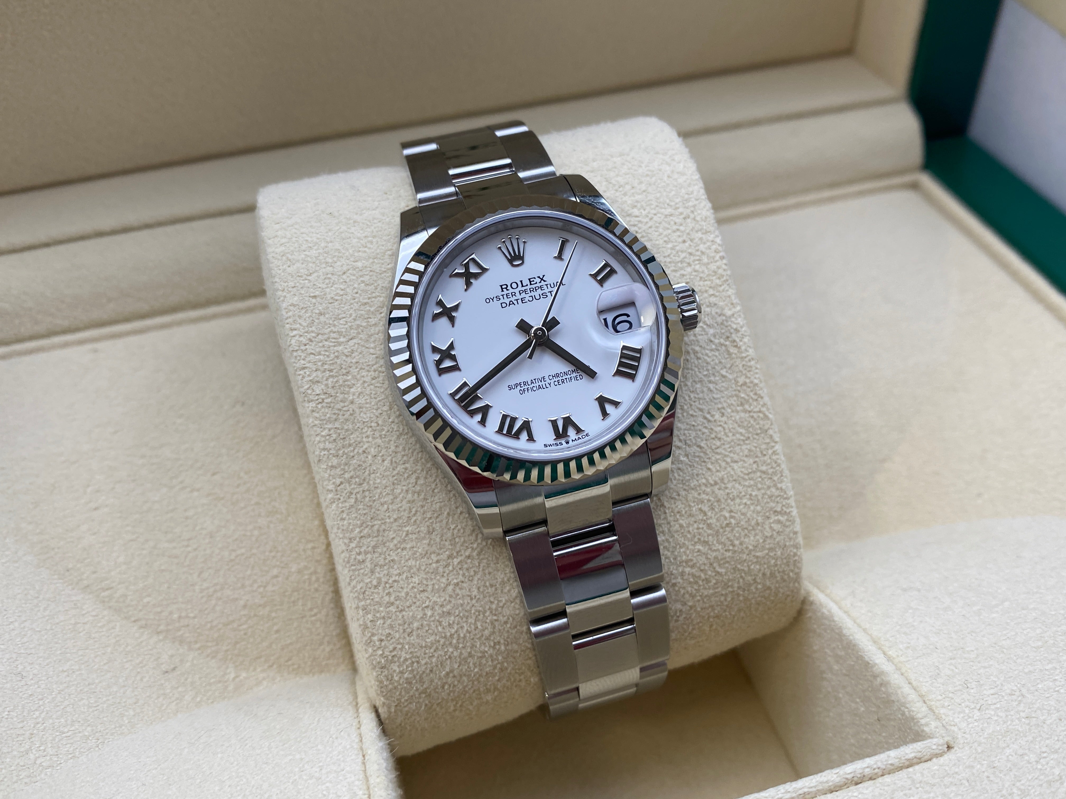 Rolex Datejust 31 278274 White Roman Oyster 2025