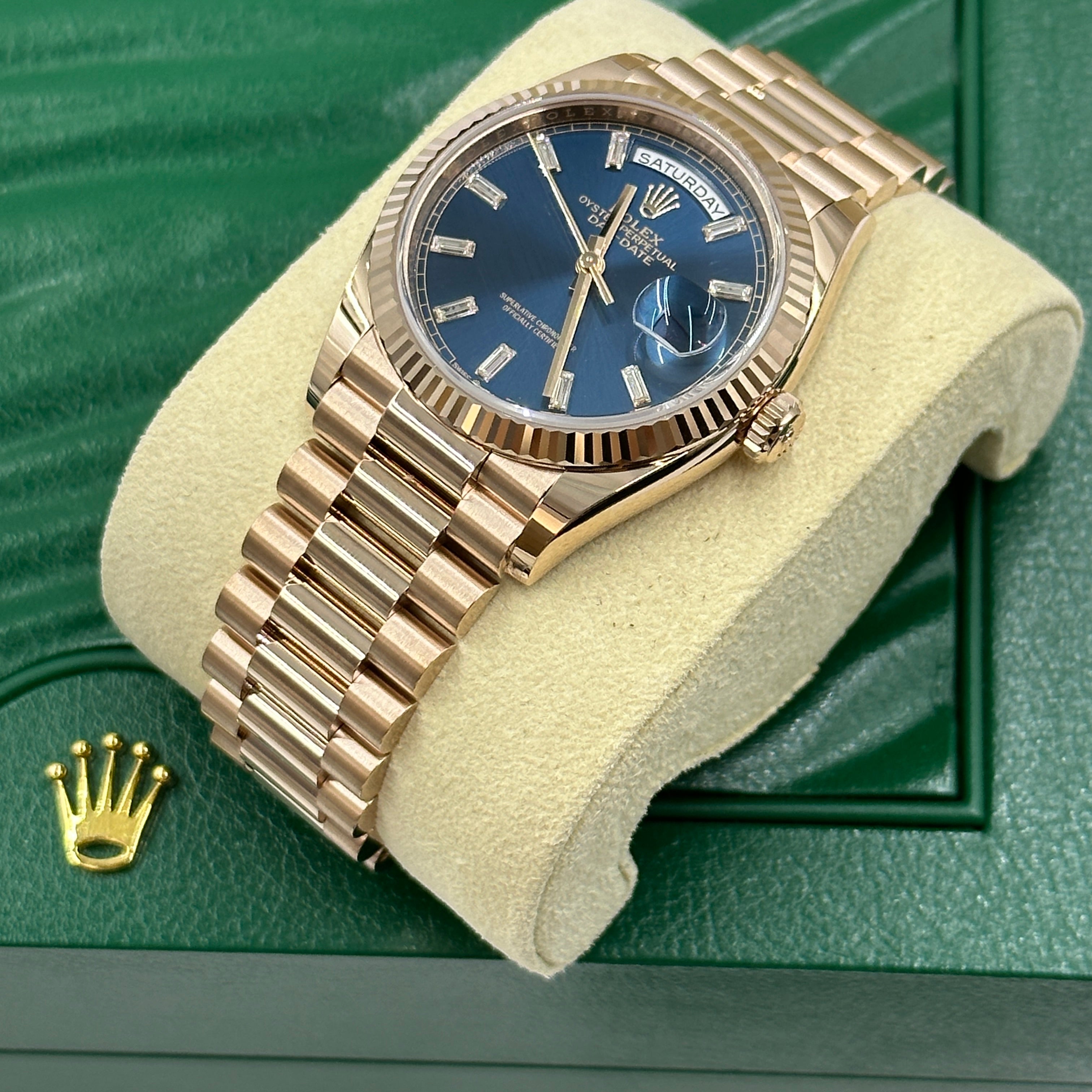 Rolex Day-Date 36 36mm 128235A Blue 2024