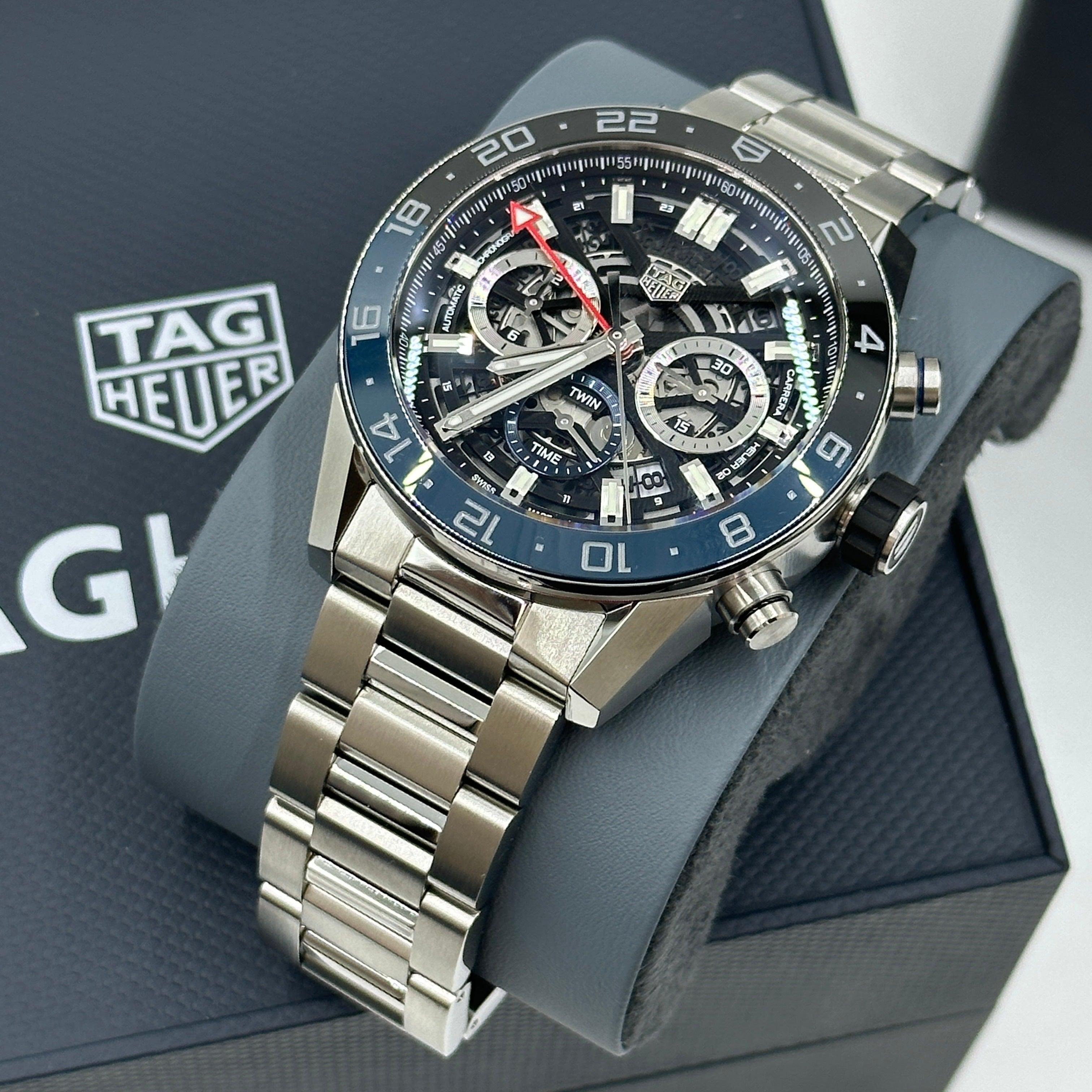 TAG Heuer Carrera Chronograph Twin-Time 45mm CBG2A1Z.BA0658 2024