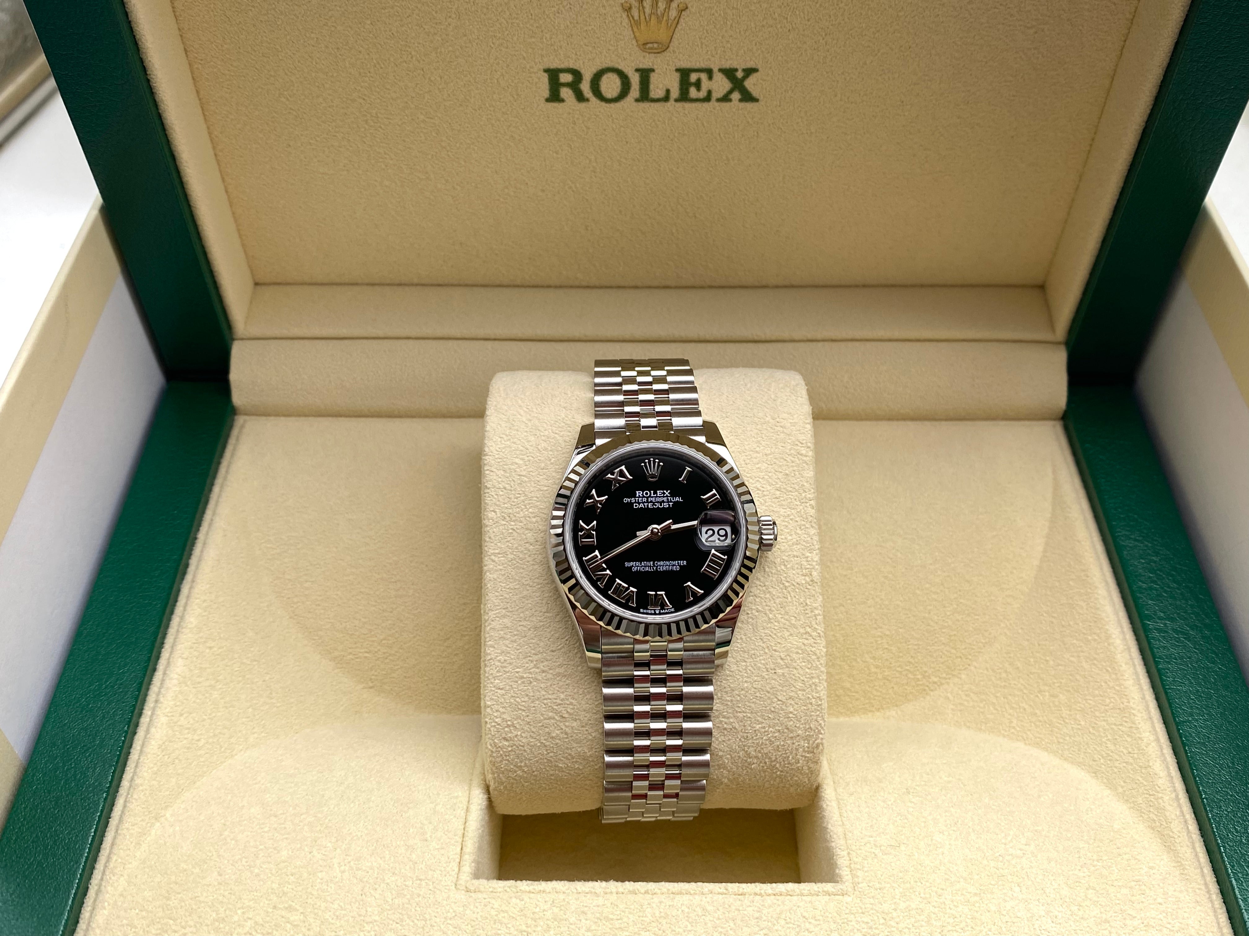 Rolex Datejust 31 278274 Black Roman Jubilee 2025