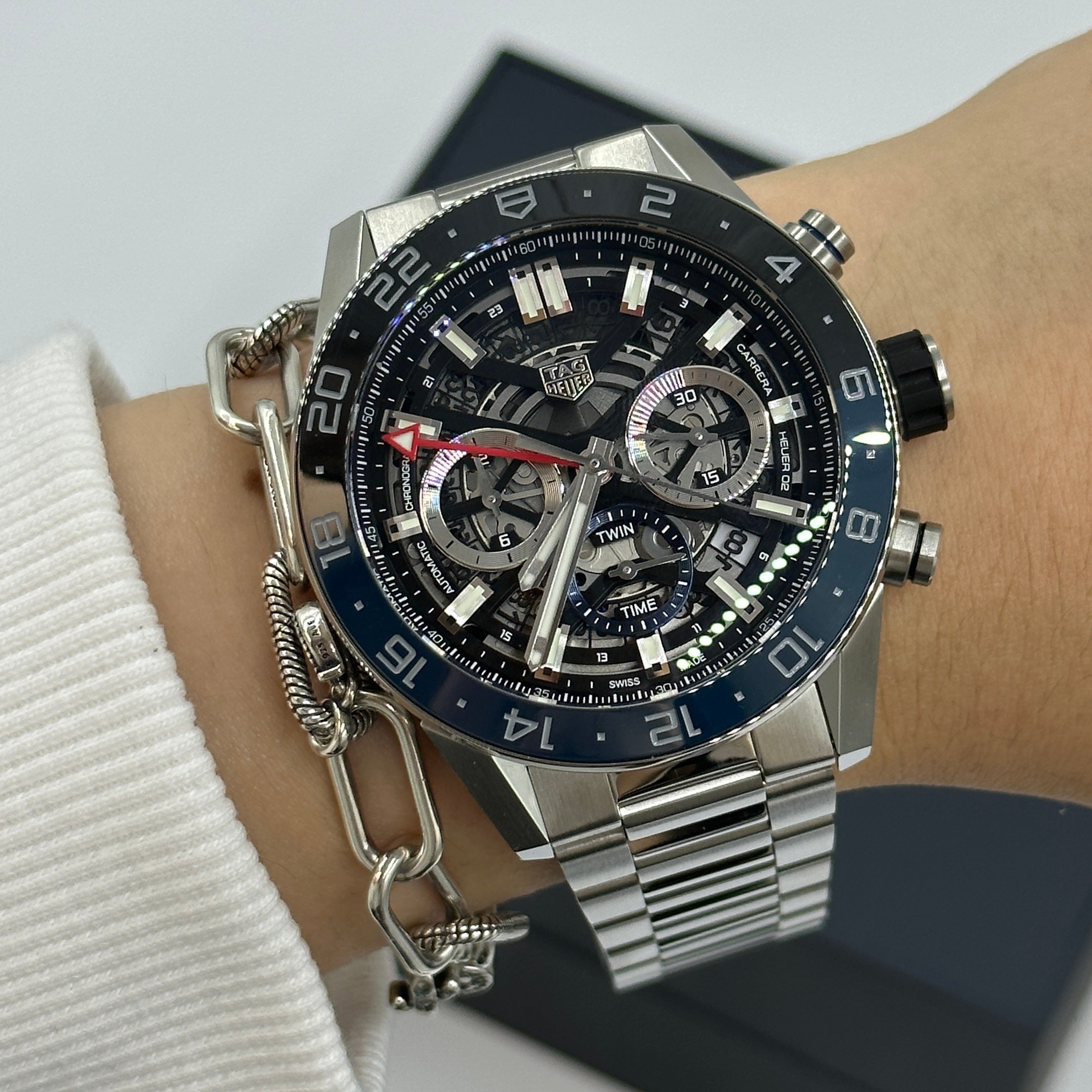 TAG Heuer Carrera Chronograph Twin-Time 45mm CBG2A1Z.BA0658 2024