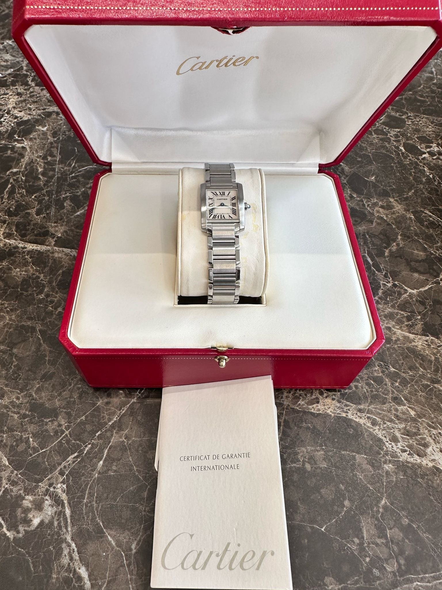 Cartier Tank Francaise 2384 White