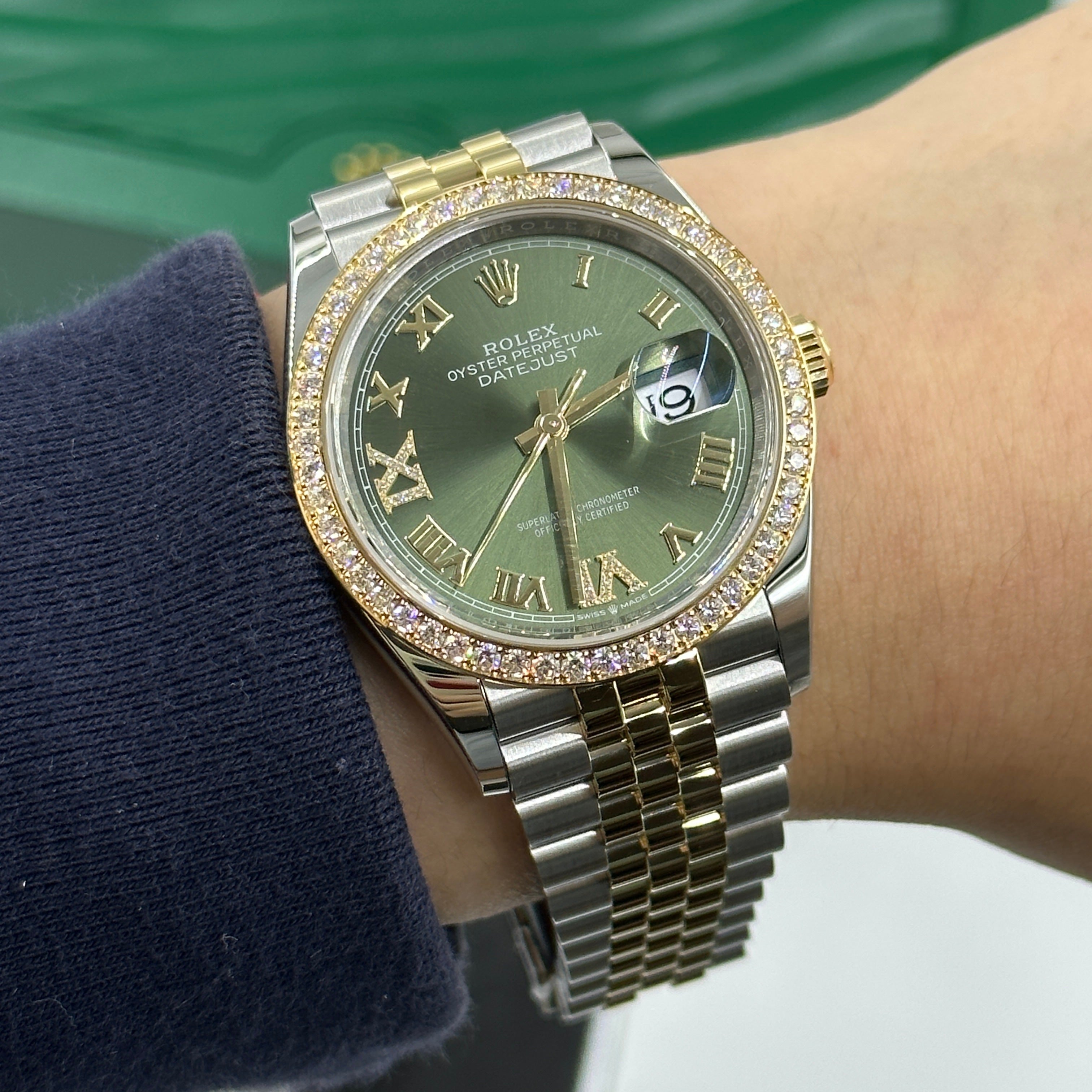Rolex Datejust 36 126283RBR Green VIIX Jubilee 2024