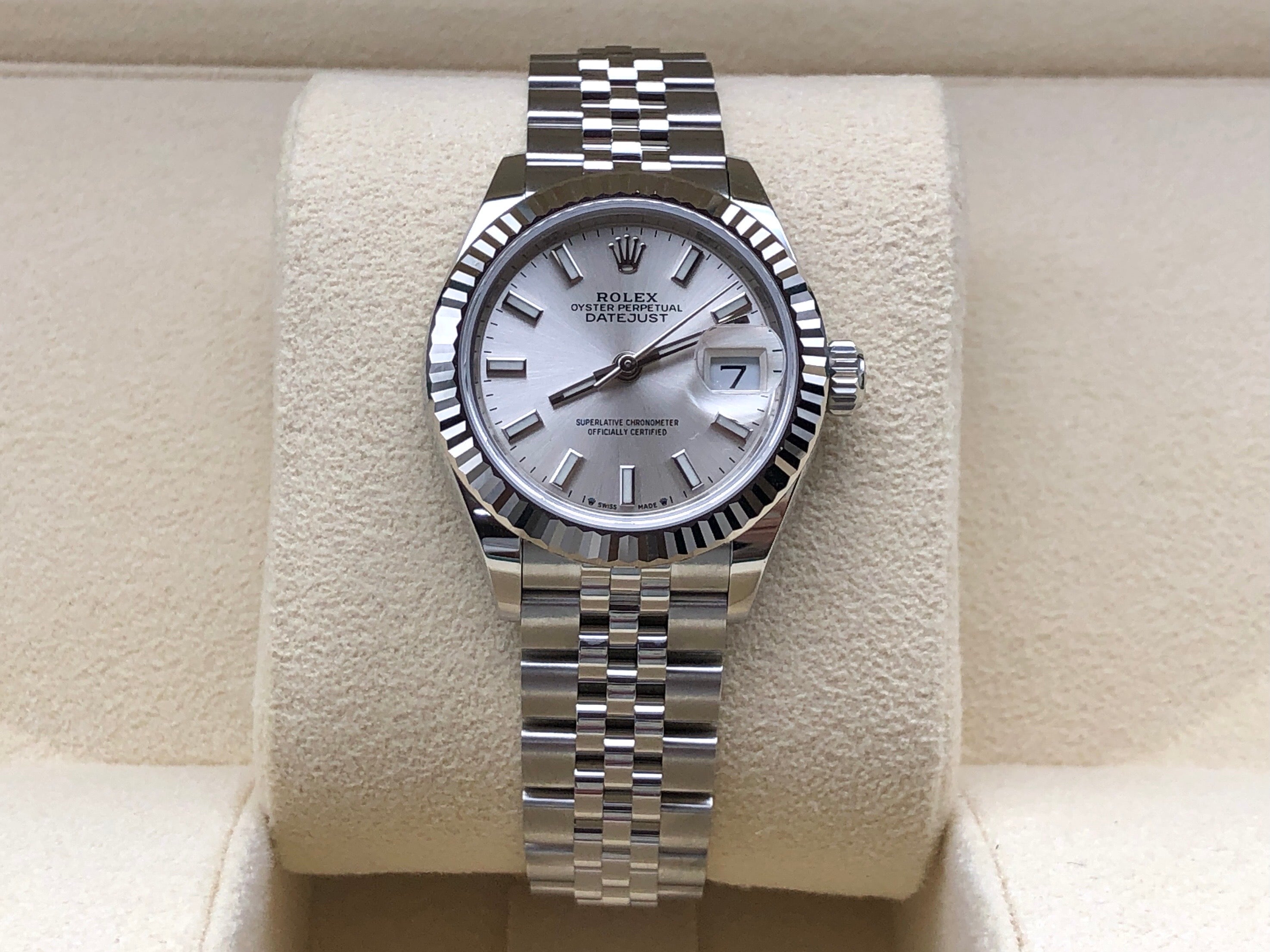 Rolex Lady-Datejust 279174 Silver Index Jubilee 2025