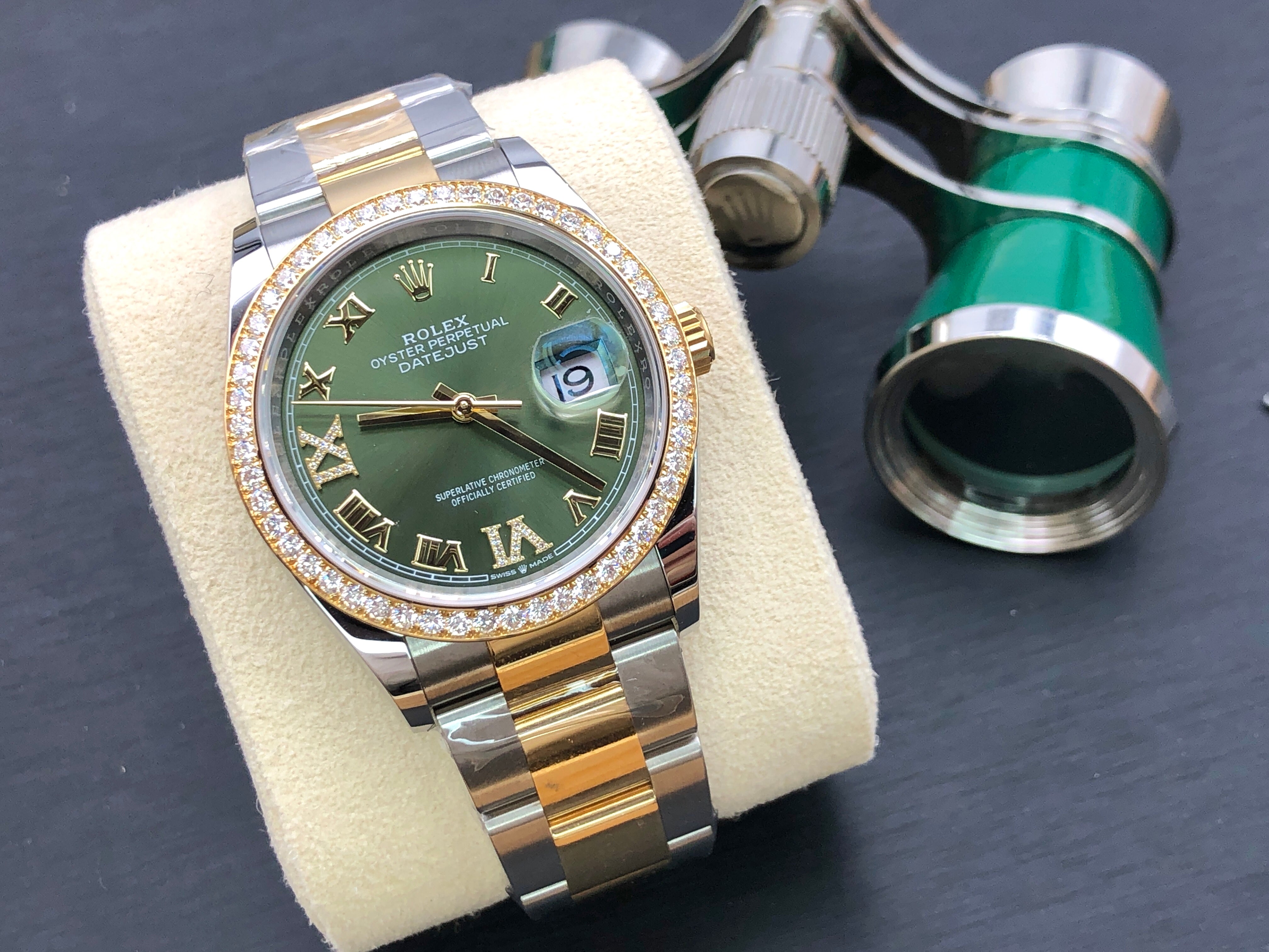 Rolex Datejust 36 126283RBR Green VIIX Oyster 2024