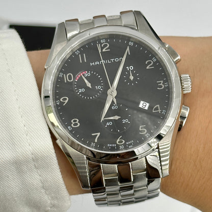 Hamilton Jazzmaster Thinline Chrono Quartz 43mm H38612133 2024