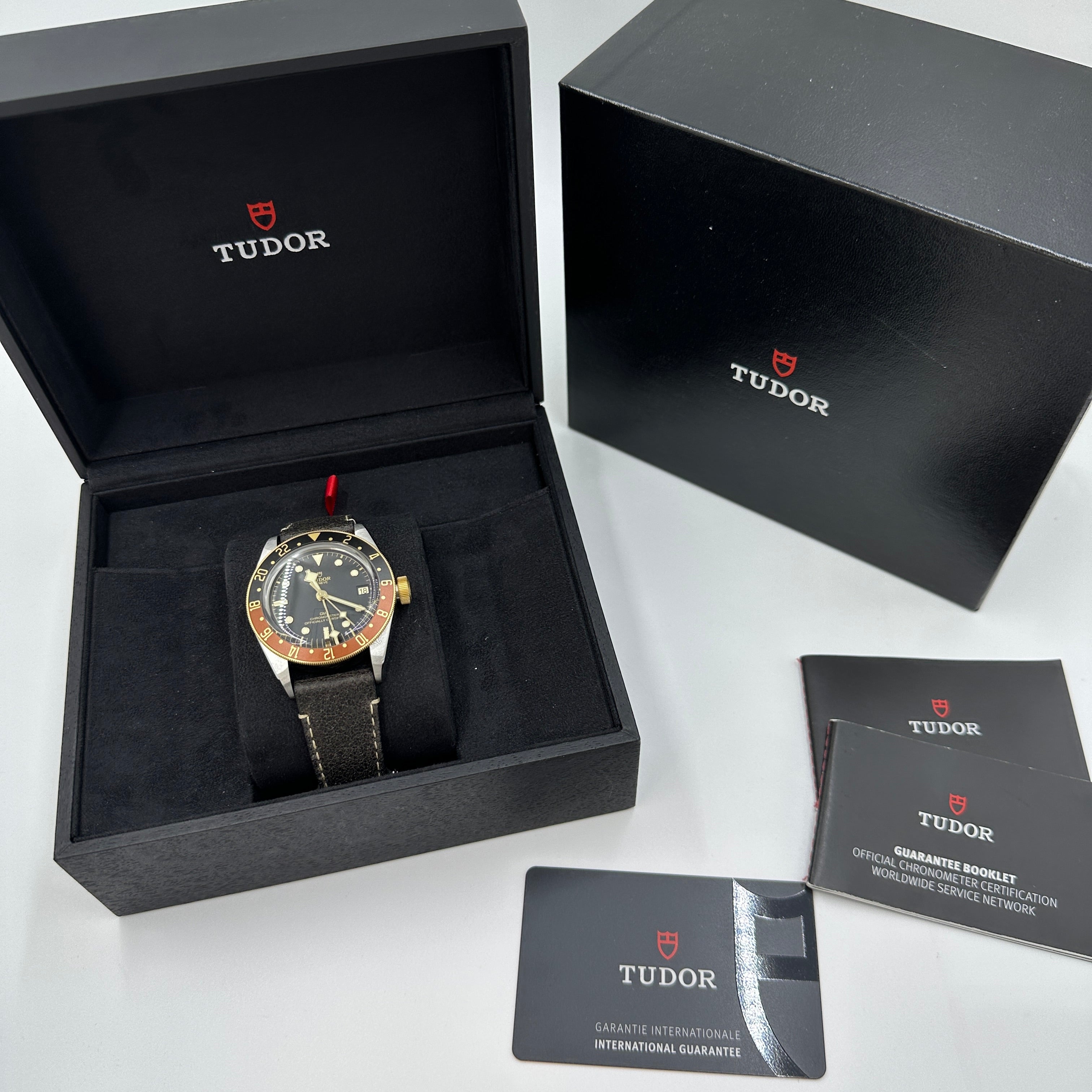 Tudor Black Bay GMT 41mm 79833Mn-0003 Leather Strap 2024
