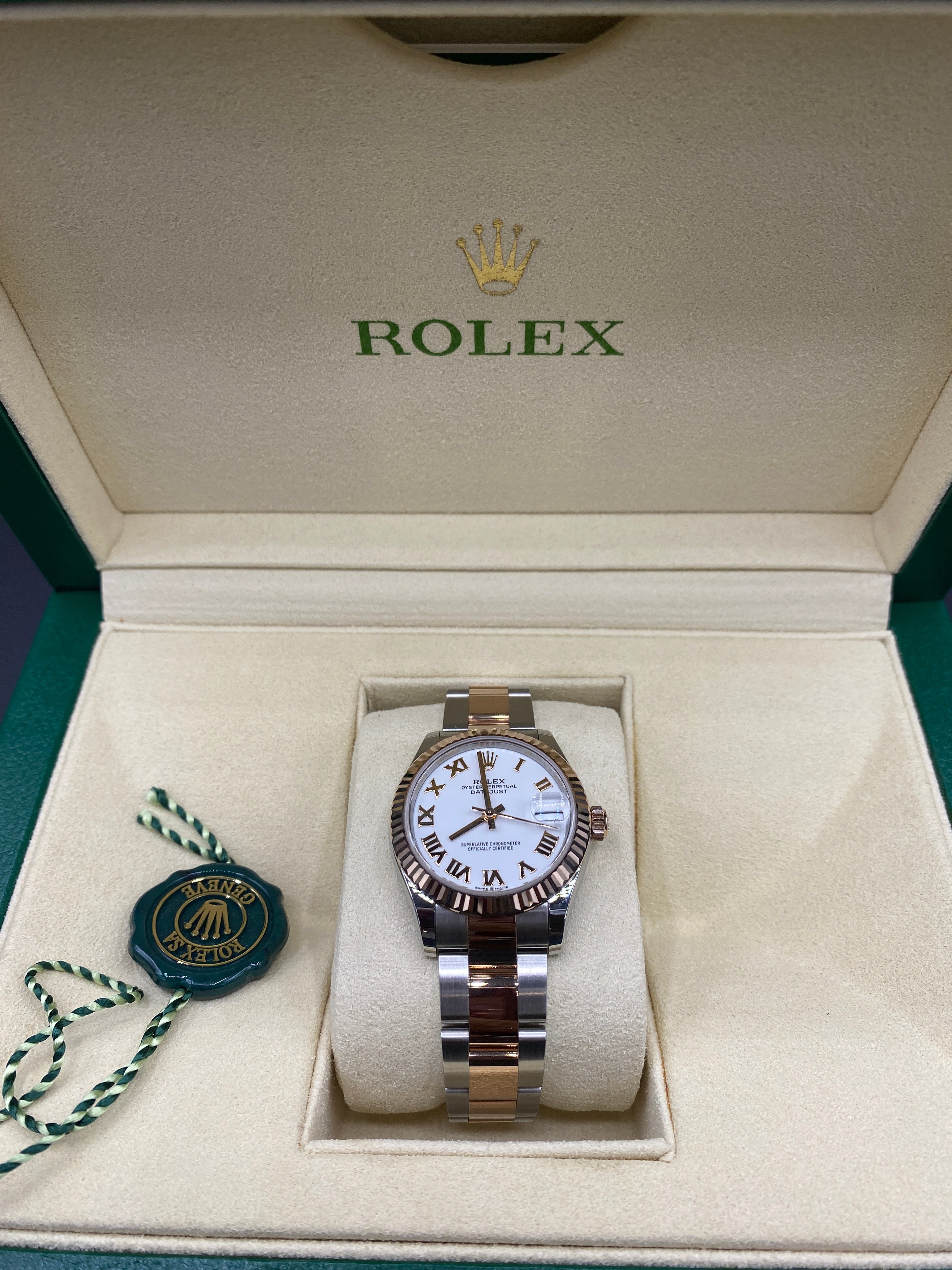 Rolex Datejust 31 278271 White Roman Oyster 2025