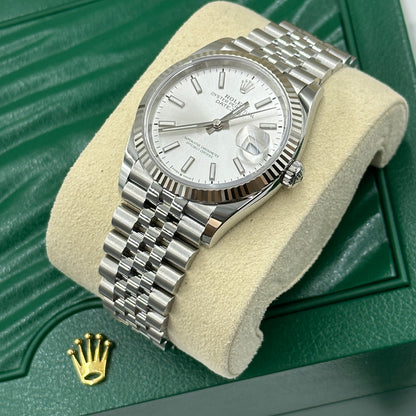 Rolex Datejust 36 126234 Silver Index Jubilee 2025