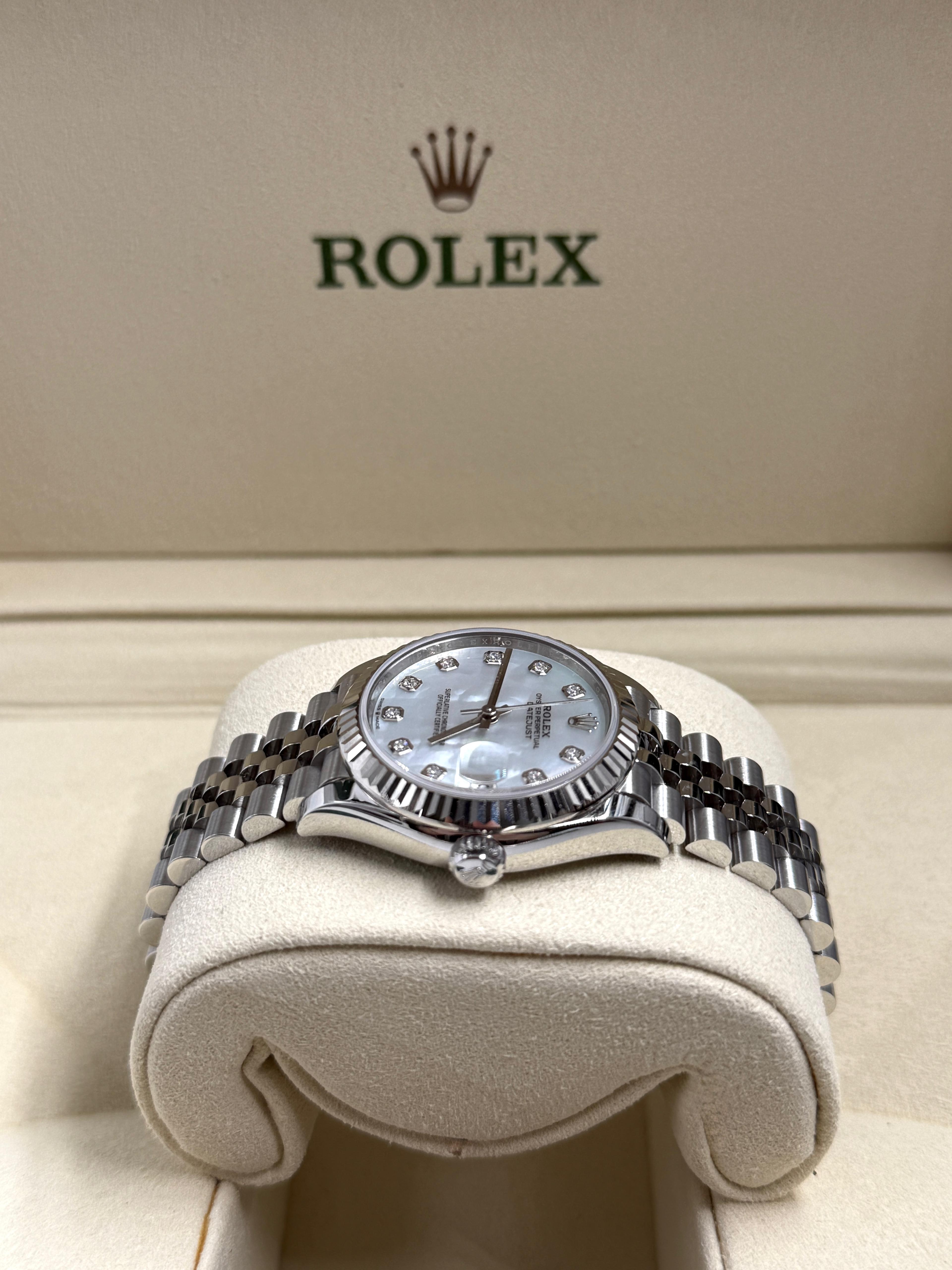 Rolex Datejust 31 278274Ng White Jubilee 2025