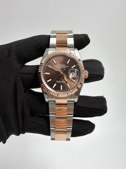 Rolex Datejust 36 126231 Chocolate Index Oyster 2025