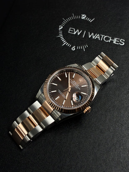 Rolex Datejust 36 126231 Chocolate Index Oyster 2025