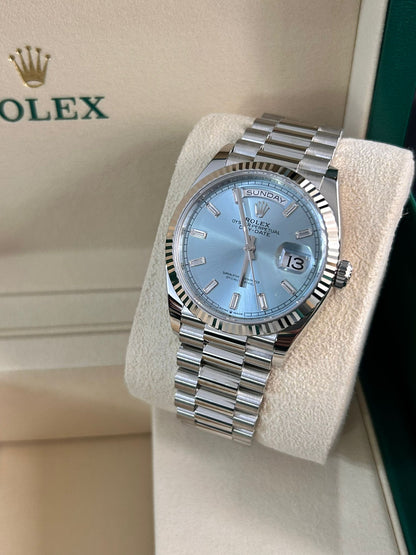 Rolex Day-Date 36 128236 A ICE BLUE