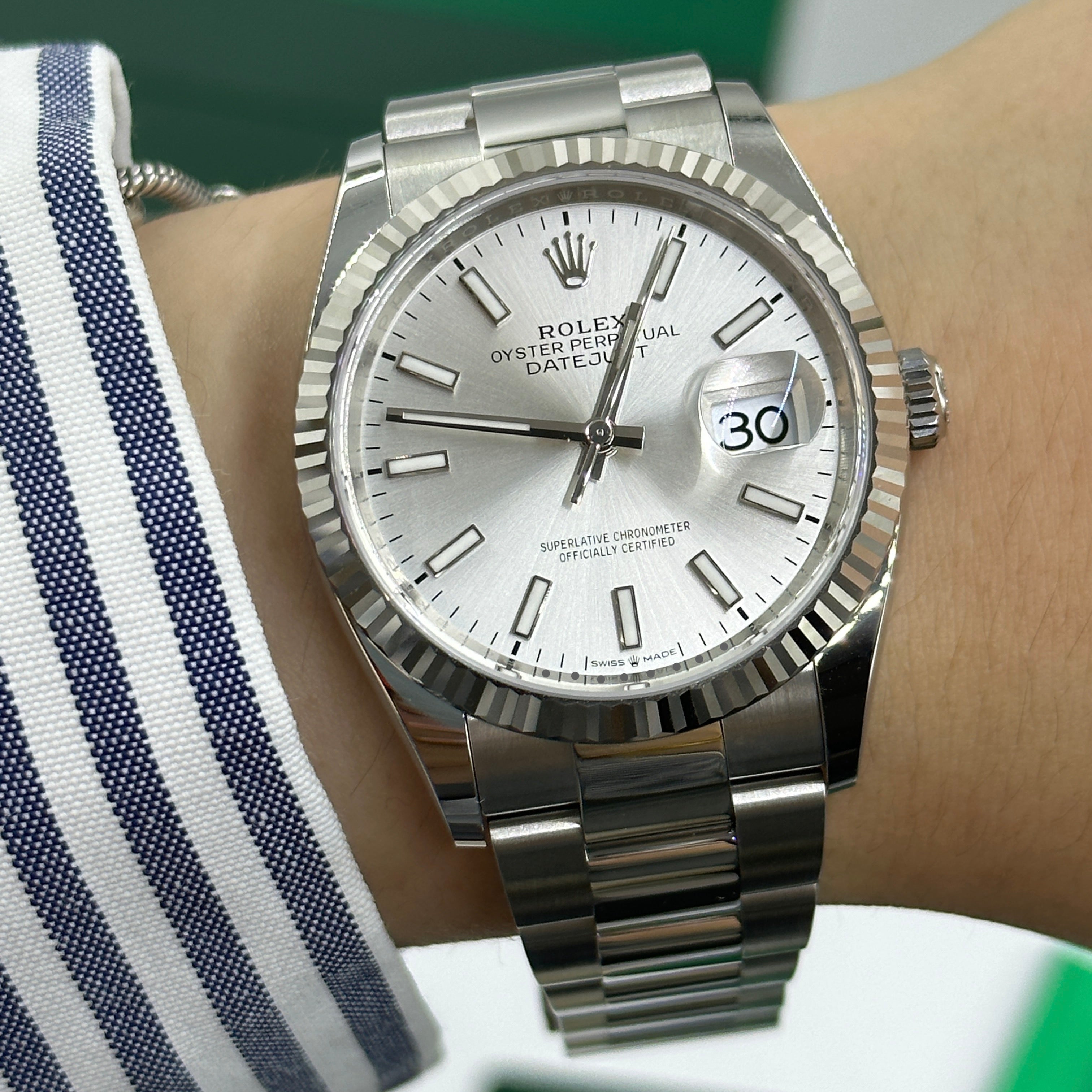 Rolex Datejust 36 126234 Silver Index Oyster 2026