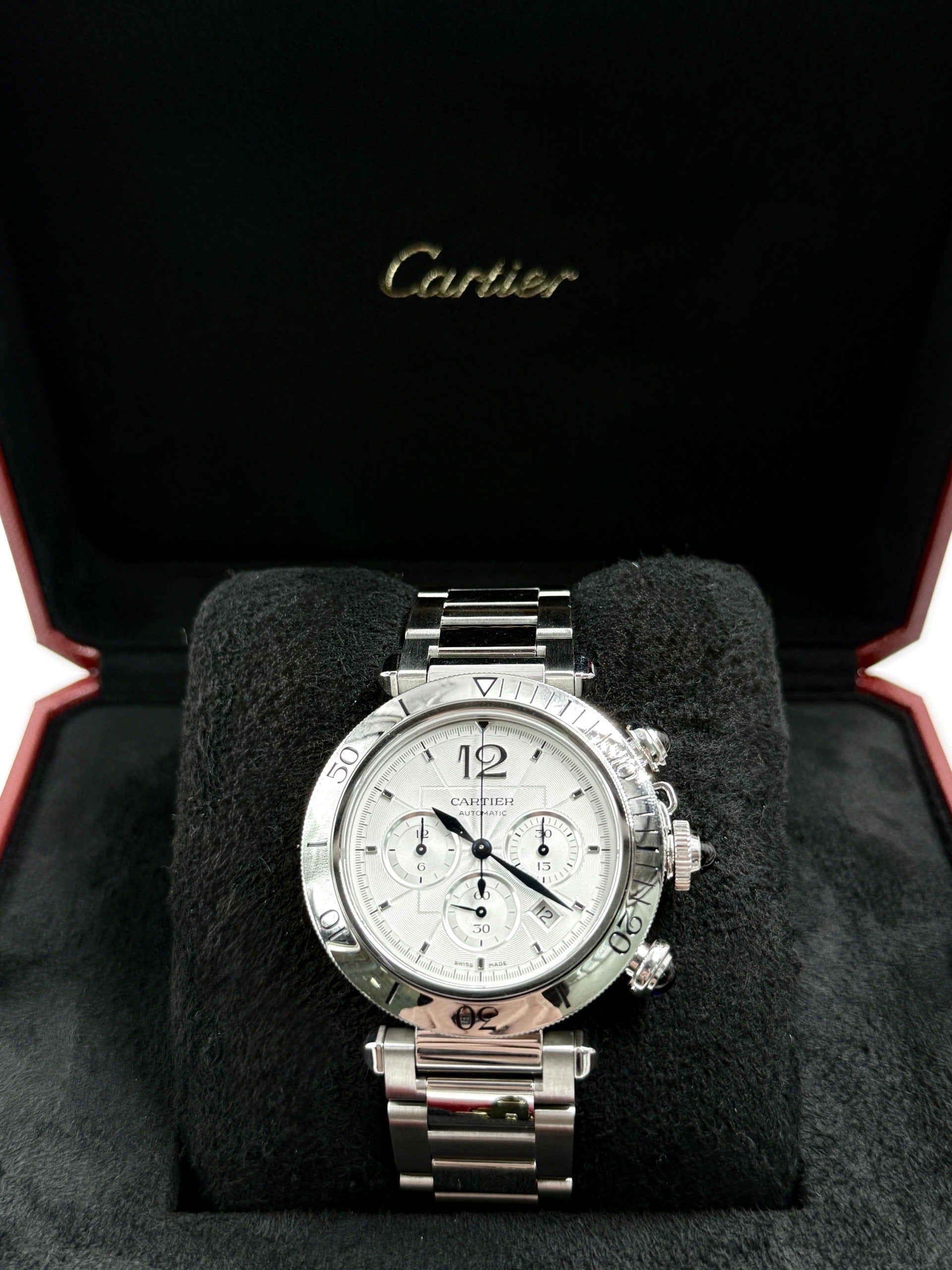 Cartier Pasha Chronograph Watch 41mm WSPA0018