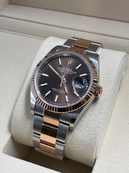 Rolex Datejust 36 126231 Chocolate Index Oyster 2026