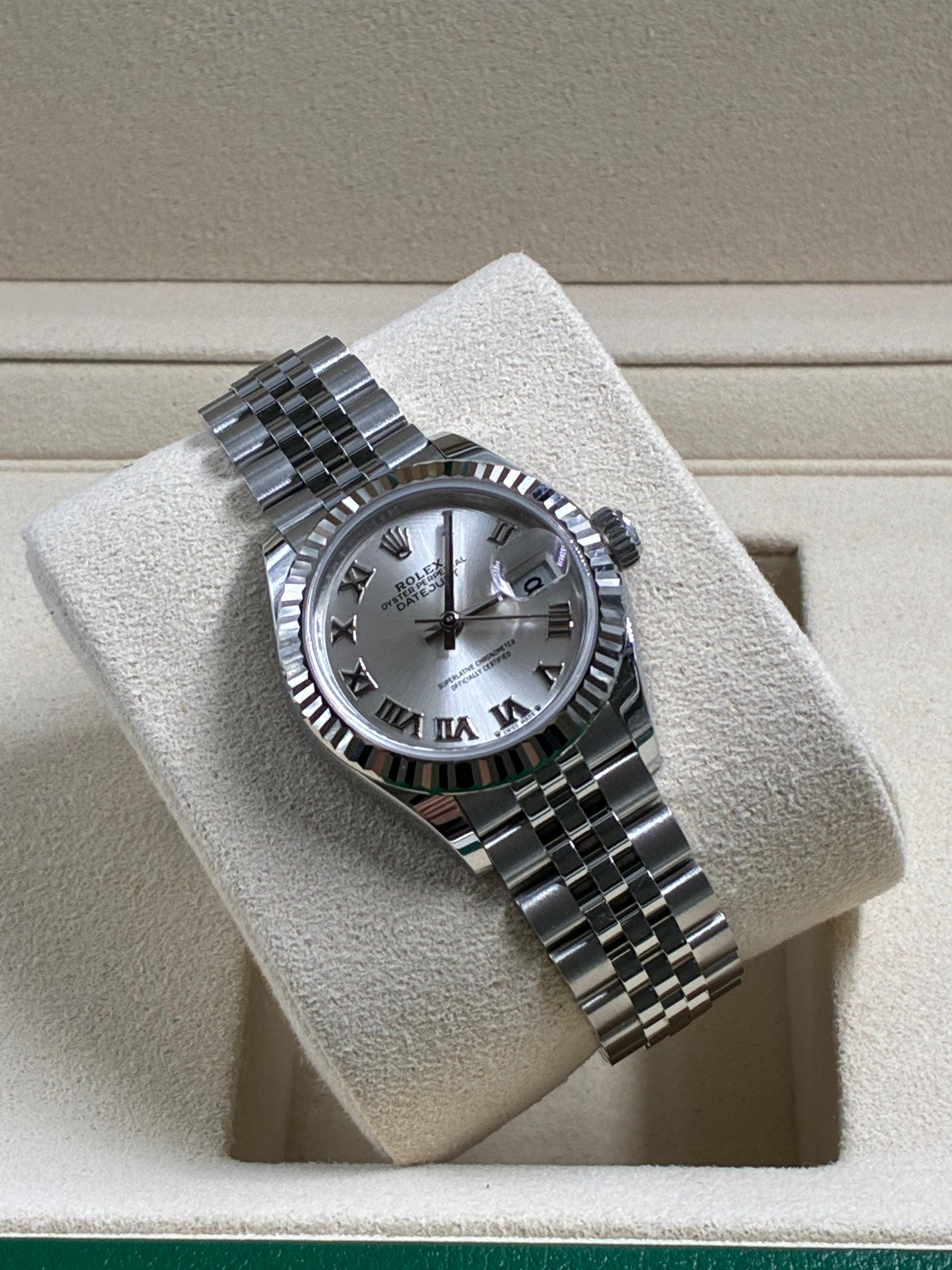 Rolex Lady-Datejust 279174 Silver Roman Jubilee 2025
