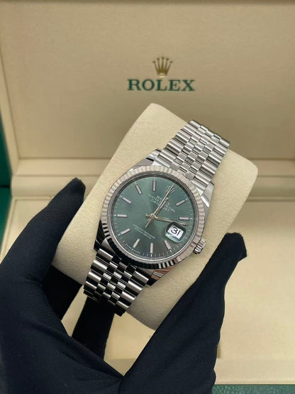 Rolex Datejust 36 126234 Green Index Jubilee 2025