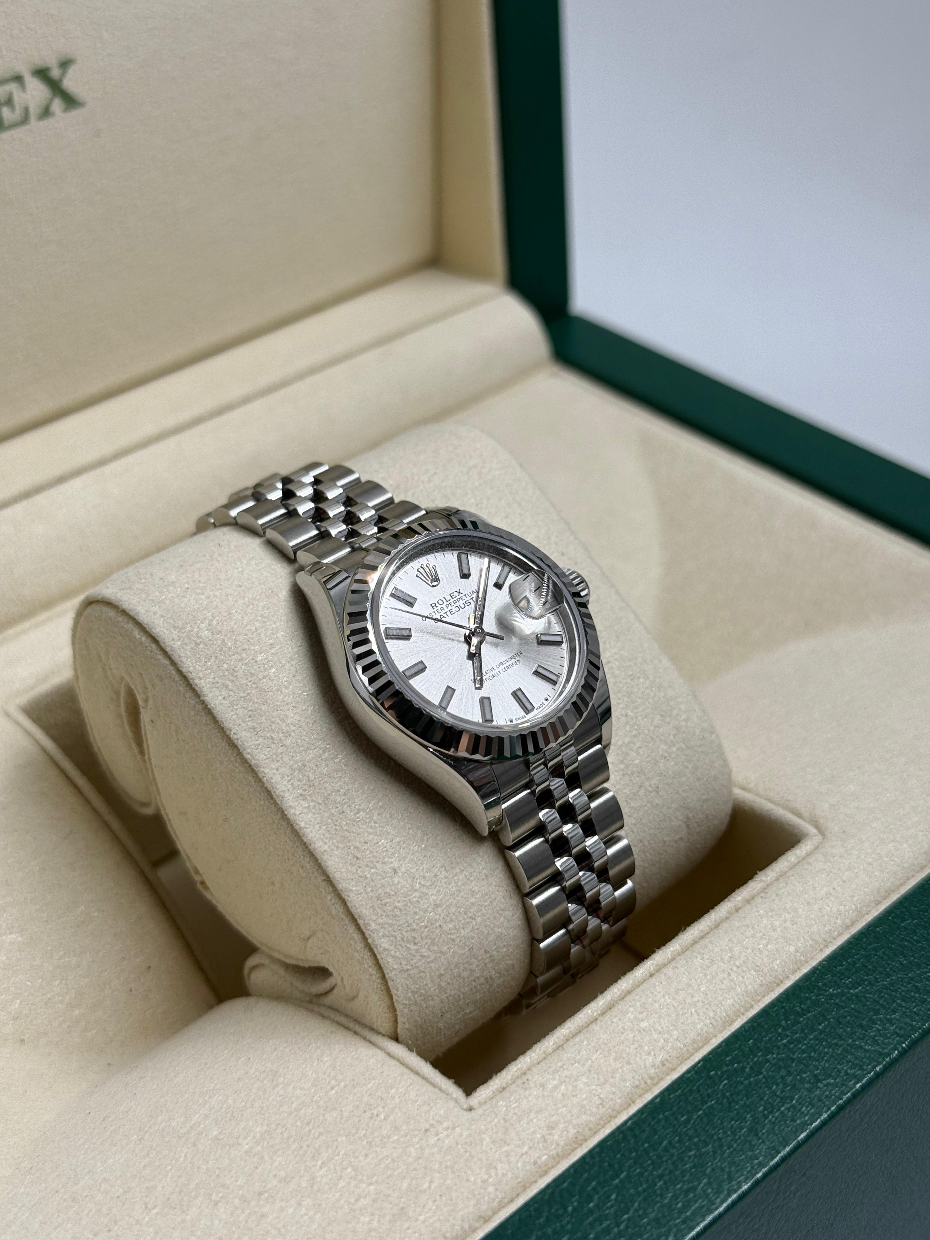 Rolex Lady-Datejust 279174 Silver Index Jubilee 2025