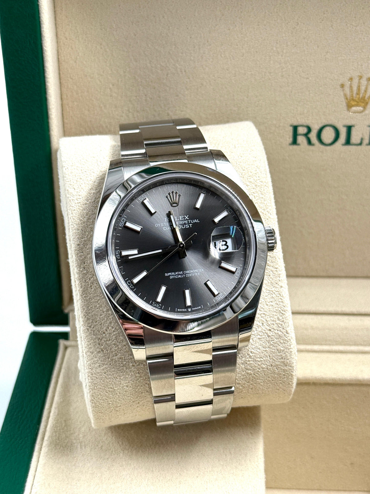Rolex Datejust 41 126300 Black Index Oyster 2026