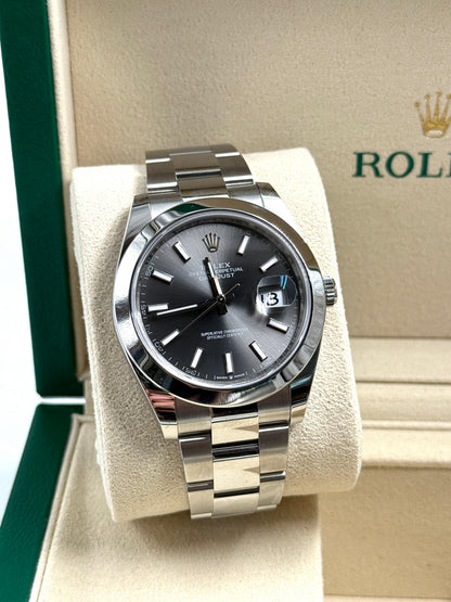 Rolex Datejust 41 126300 Black Index Oyster 2026